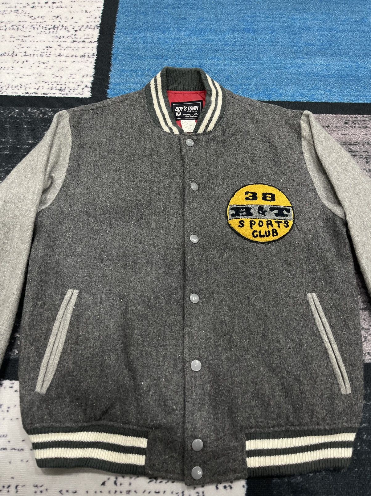 Vintage VINTAGE BOY’S TOWN SPORT CLUB VARSITY JACKET Size US M / EU 48-50 / 2 - 5 Thumbnail