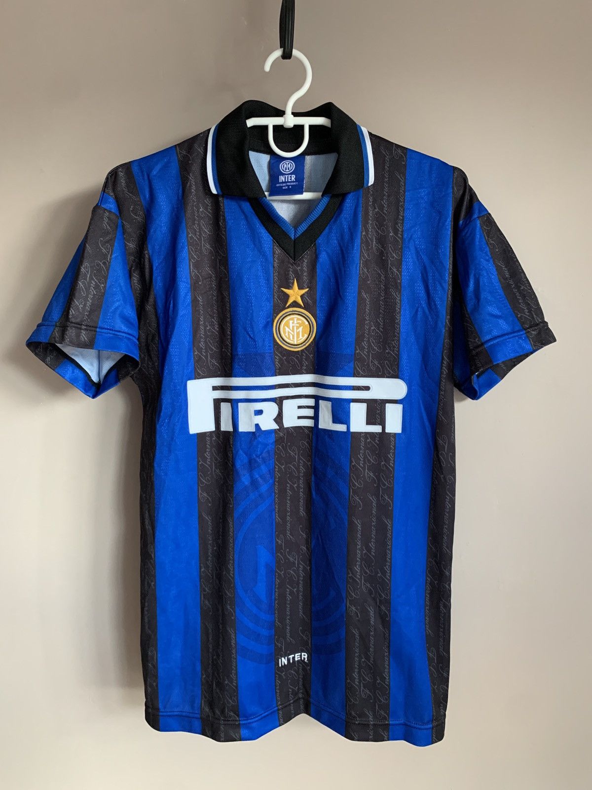 Inter Milan 1995 Home Football Shirt Retro Soccer Jersey S
