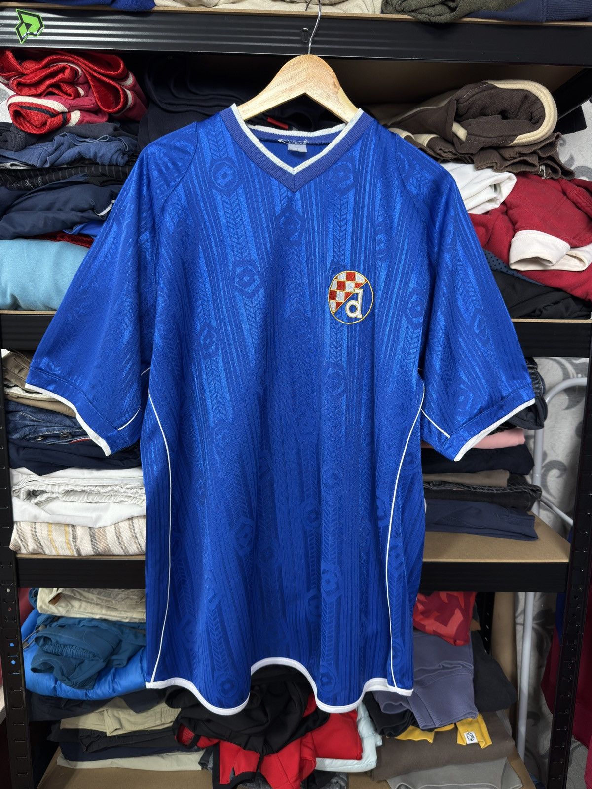 Lotto Sport × Vintage VTG LOTTO DINAMO ZAGREB HOME FOOTBALL SHIRT SOCCER JERSEY Size US XL / EU 56 / 4 - 9 Thumbnail