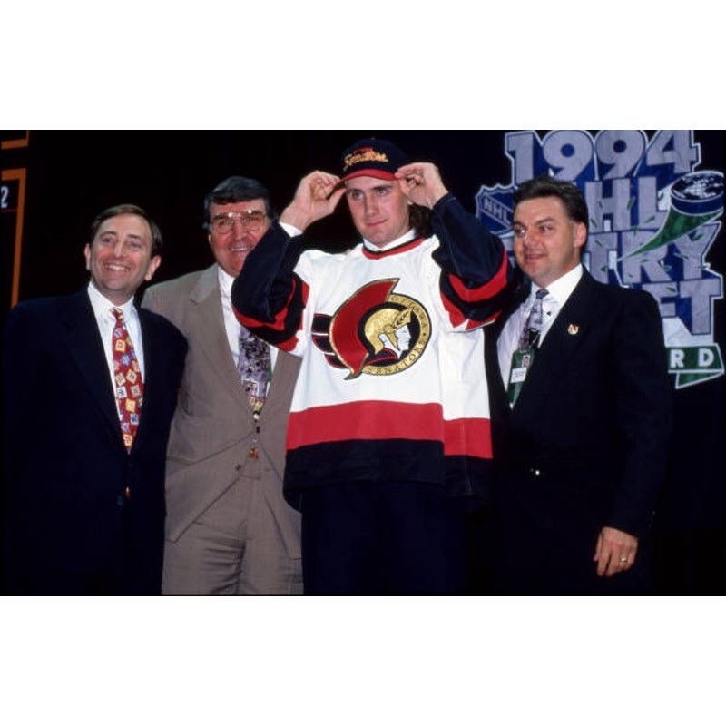 NHL Ottawa Senators 90s Dline SCRIPT Sports snapback Twill vtg Size ONE SIZE - 3 Thumbnail