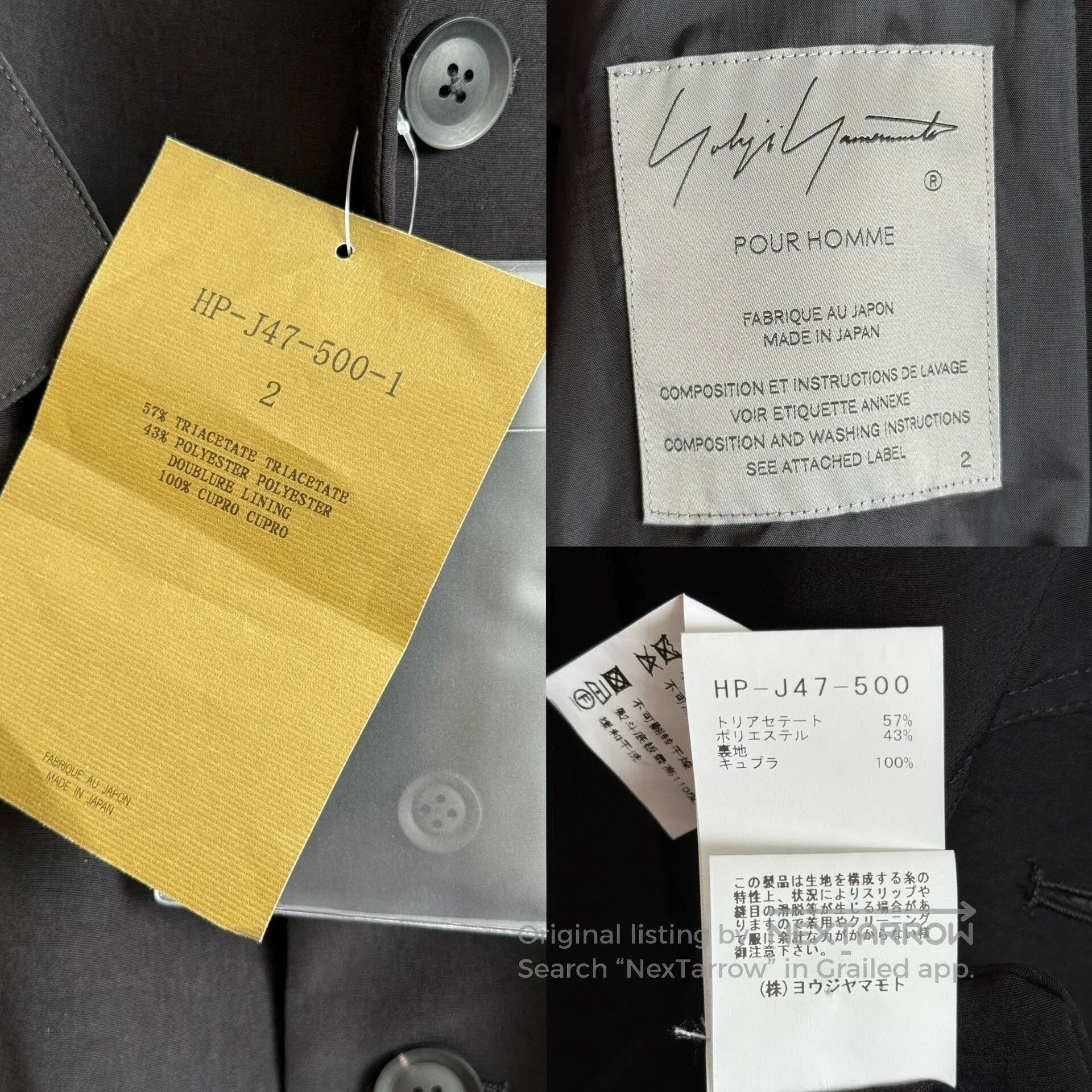 Yohji Yamamoto Yohji Yamamoto Black Cutout Coat. Size M / US 6-8 / IT 42-44 - 8 Thumbnail