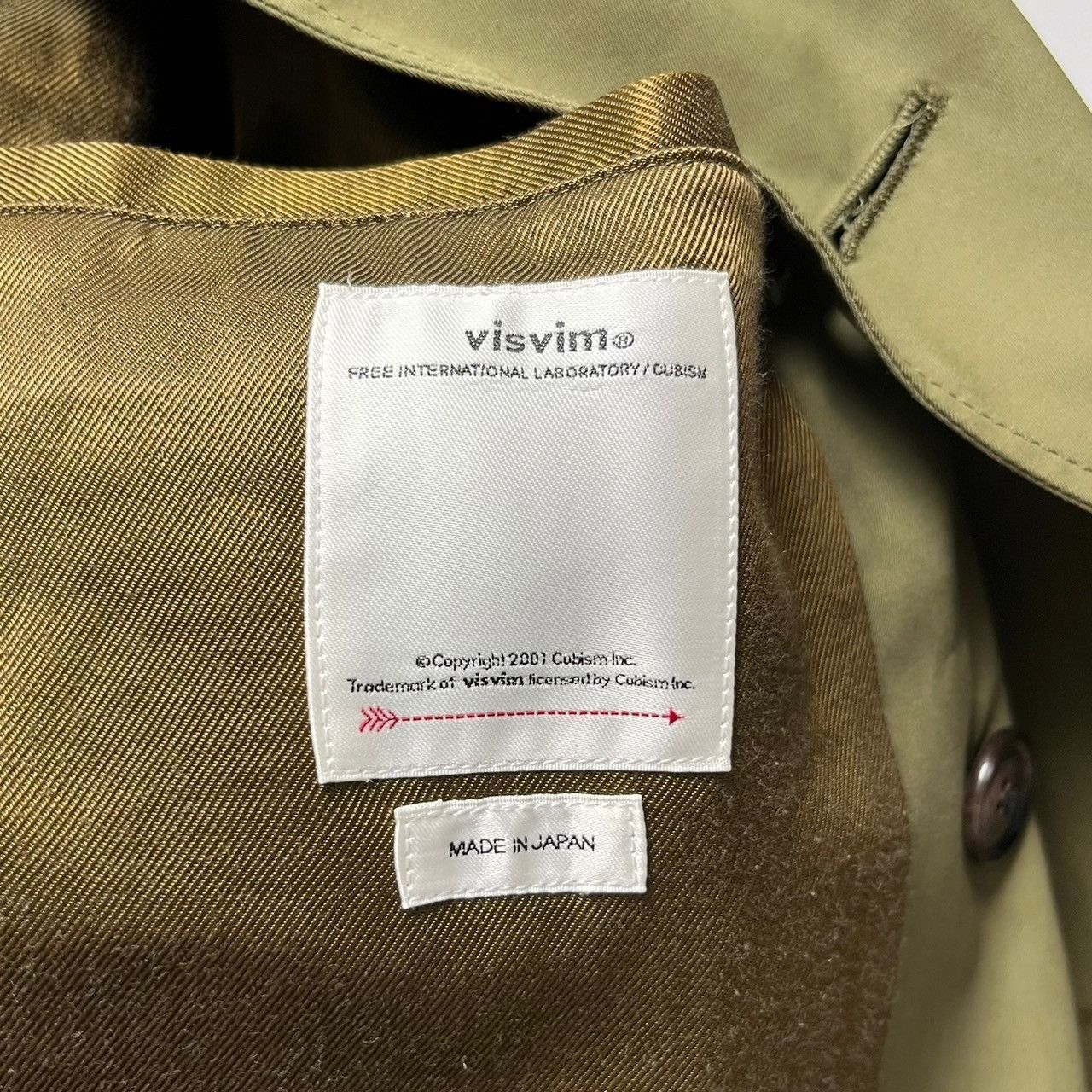 NO TARIFFS! VISVIM 19AW DASHIELL TRENCH V COAT JACKET