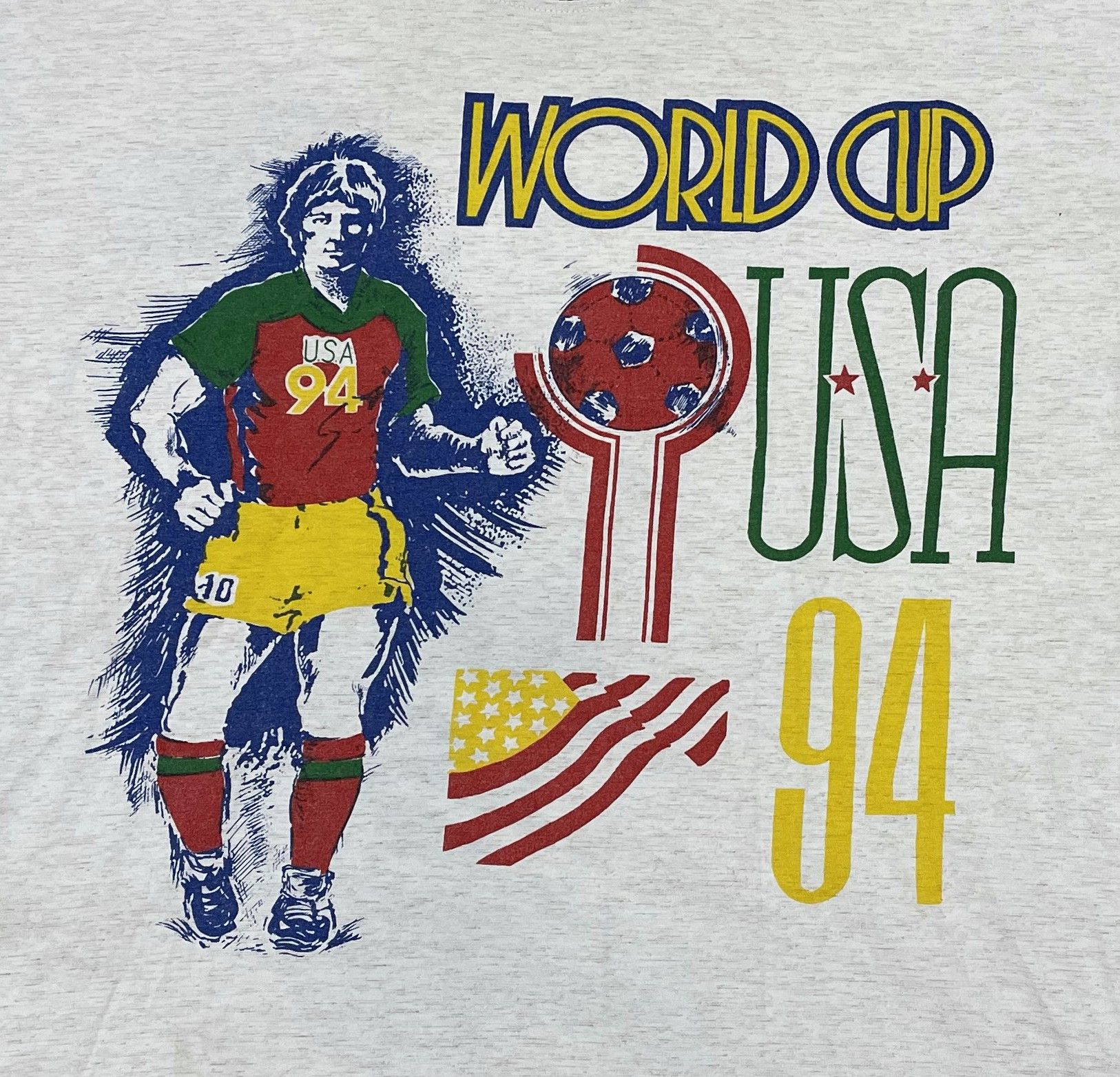 Vintage Vintage WORLD CUP USA 1994 FOOTBALL Size US XL / EU 56 / 4 - 2 Thumbnail