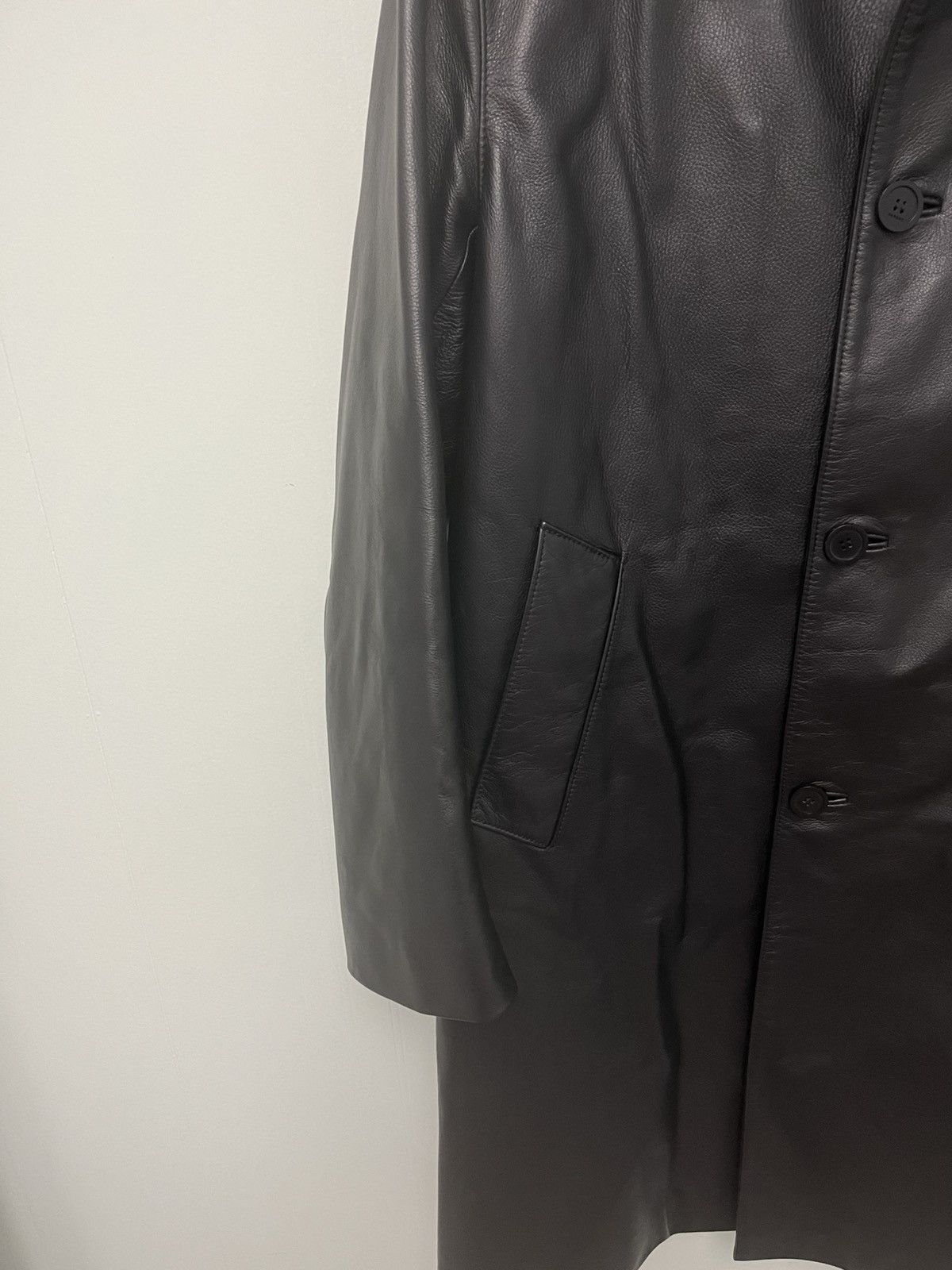 Sandro Sandro Long Leather Coat medium Size M / US 6-8 / IT 42-44 - 8 Thumbnail