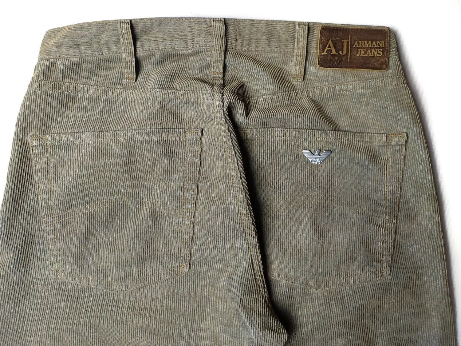 Armani Armani Jeans Corduroy Italy Vintage Trousers Pants Size US 30 / EU 46 - 9 Thumbnail