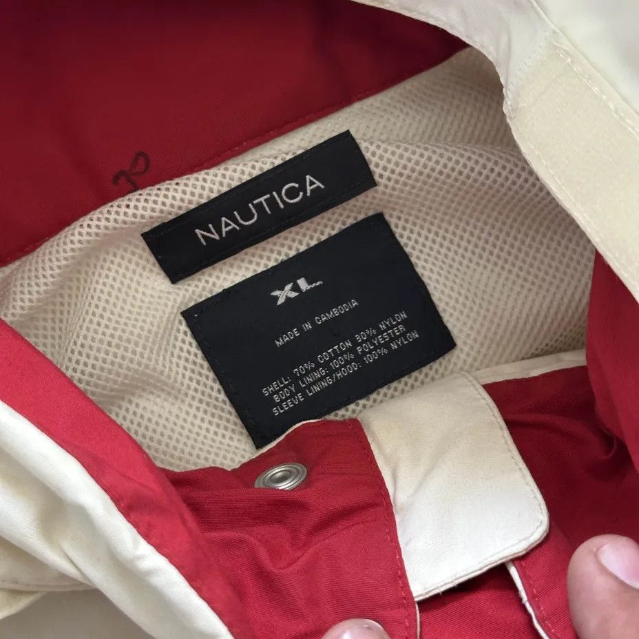 Nautica Vintage Nautica NX1000 Sailing Windbreaker Hooded Jacket Size US XL / EU 56 / 4 - 7 Thumbnail