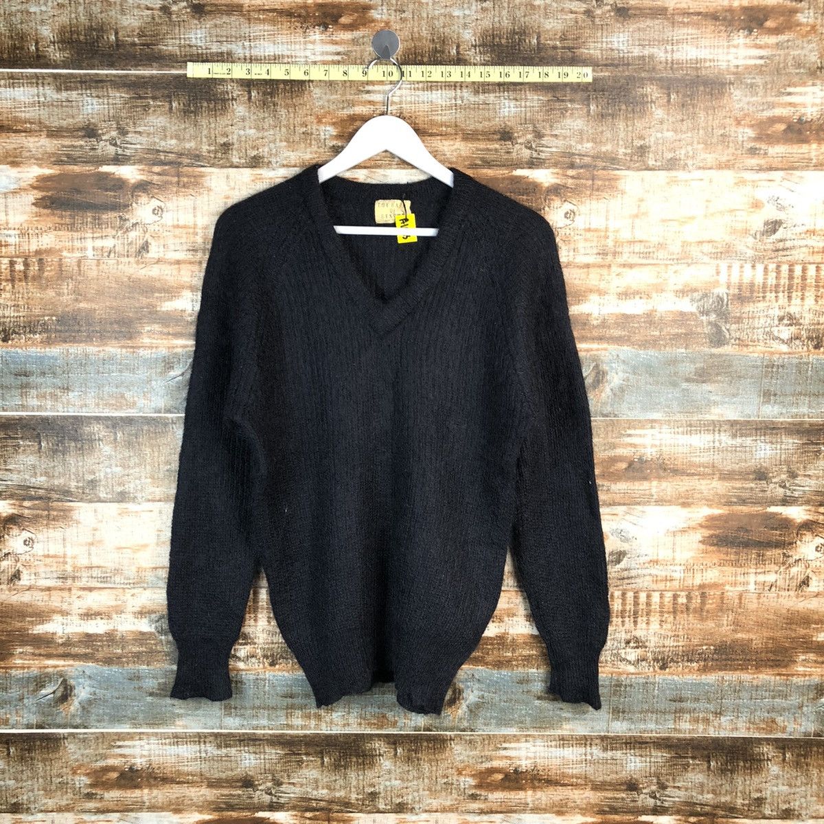 Homespun Knitwear × Japanese Brand The Basic Of Renown Black mohair Knitwear #A1663 Size US S / EU 44-46 / 1 - 1 Thumbnail