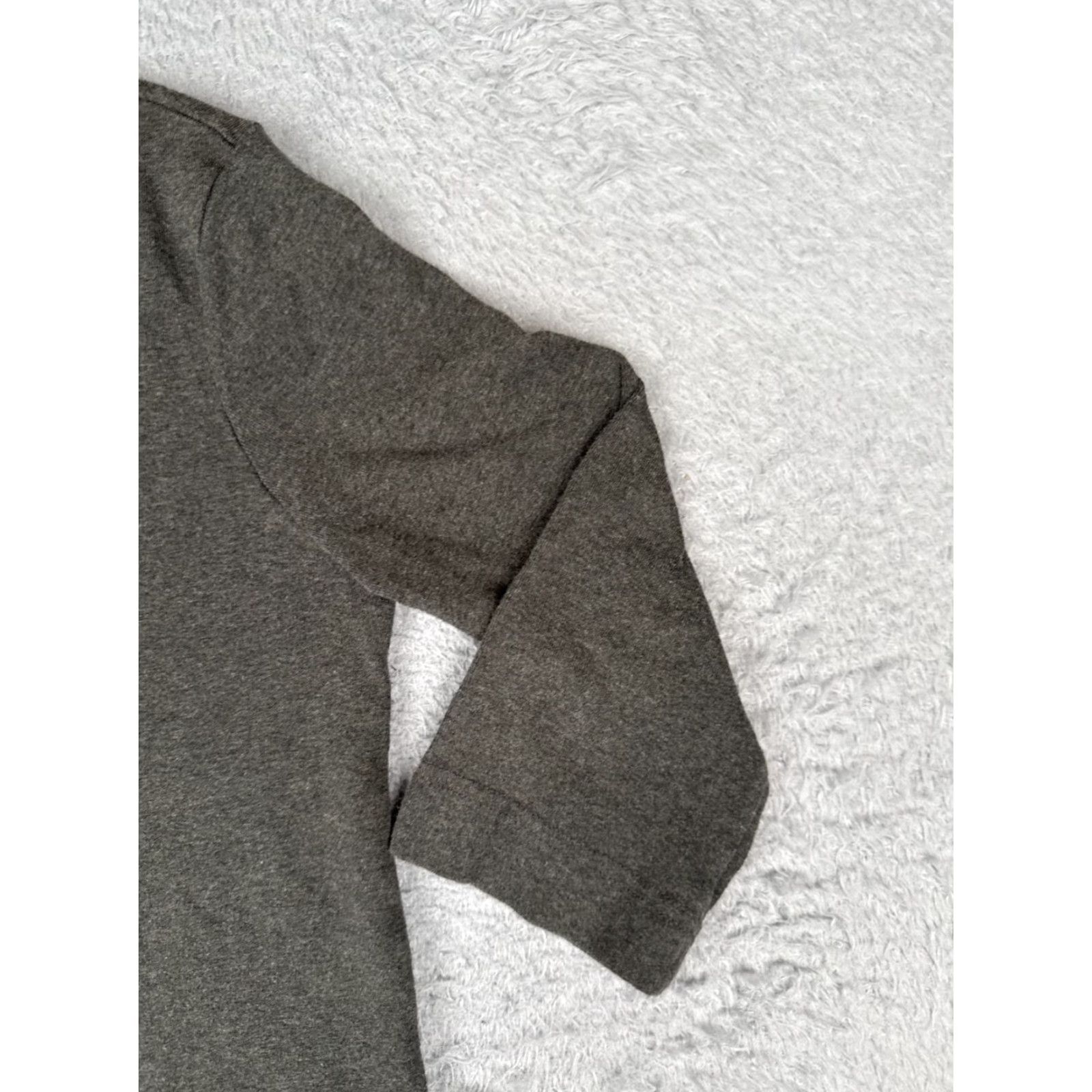 Ralph Lauren VINTAGE Ralph Lauren Sport Shirt Women Small Gray Turtle Neck Cotton 3/4 Sleeve Size S / US 4 / IT 40 - 2 Thumbnail