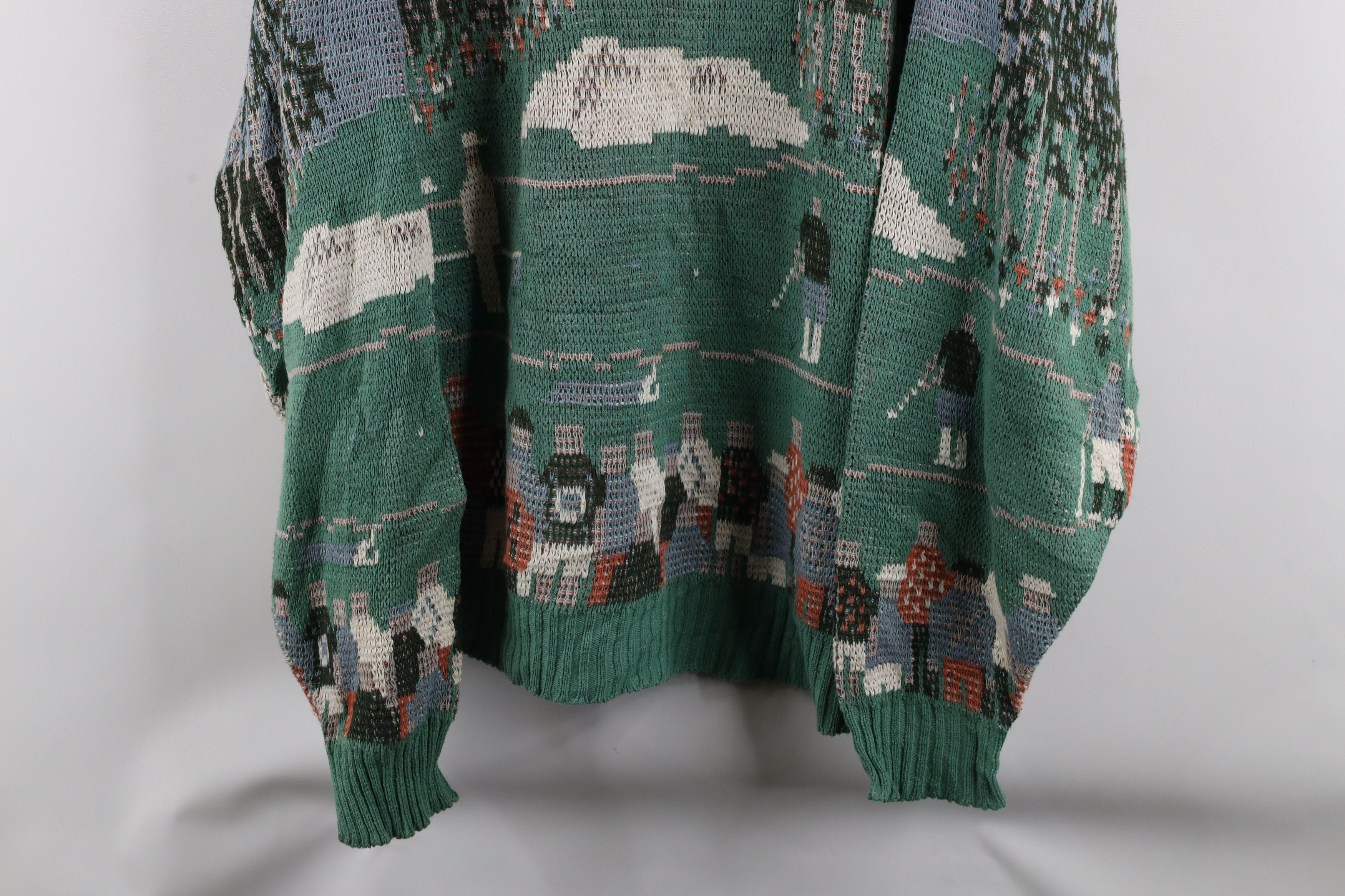 Vintage Vintage 90s Streetwear Golfing Knit Crewneck Sweater USA Size US XL / EU 56 / 4 - 3 Thumbnail