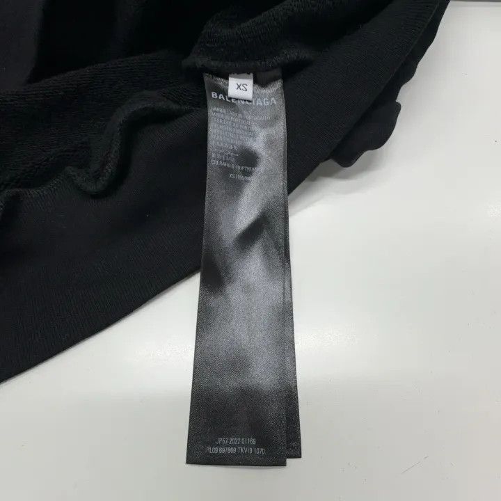 Balenciaga Balenciaga Balenciaga Logo Embroidered Long Sleeve Sweatsh Size US XS / EU 42 / 0 - 2 Thumbnail