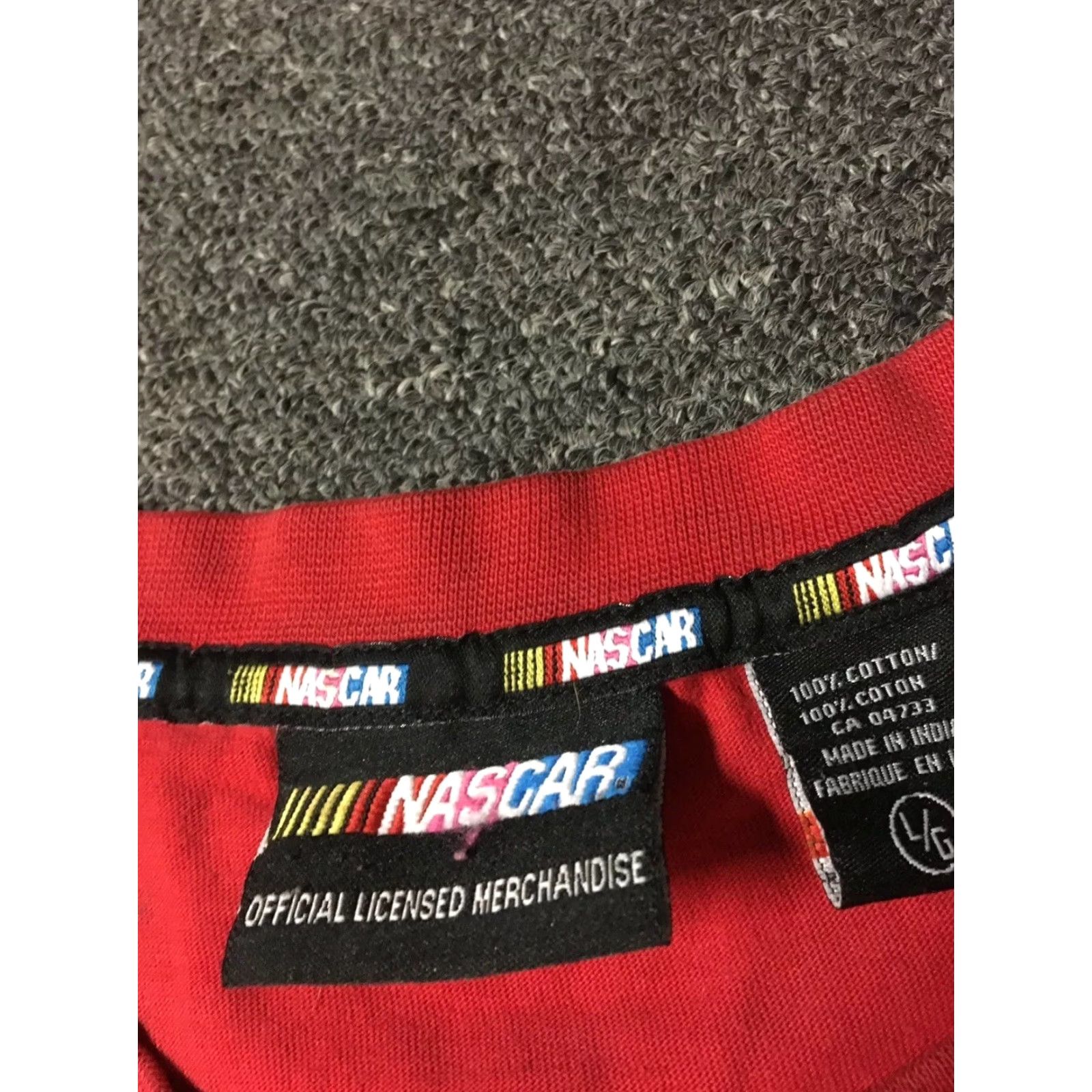 NASCAR VINTAGE NASCAR Racing Shirt Men Sleeveless Large Red USA Racing 90s Cars Beer Dale Earnhardt Driving Size US L / EU 52-54 / 3 - 6 Thumbnail