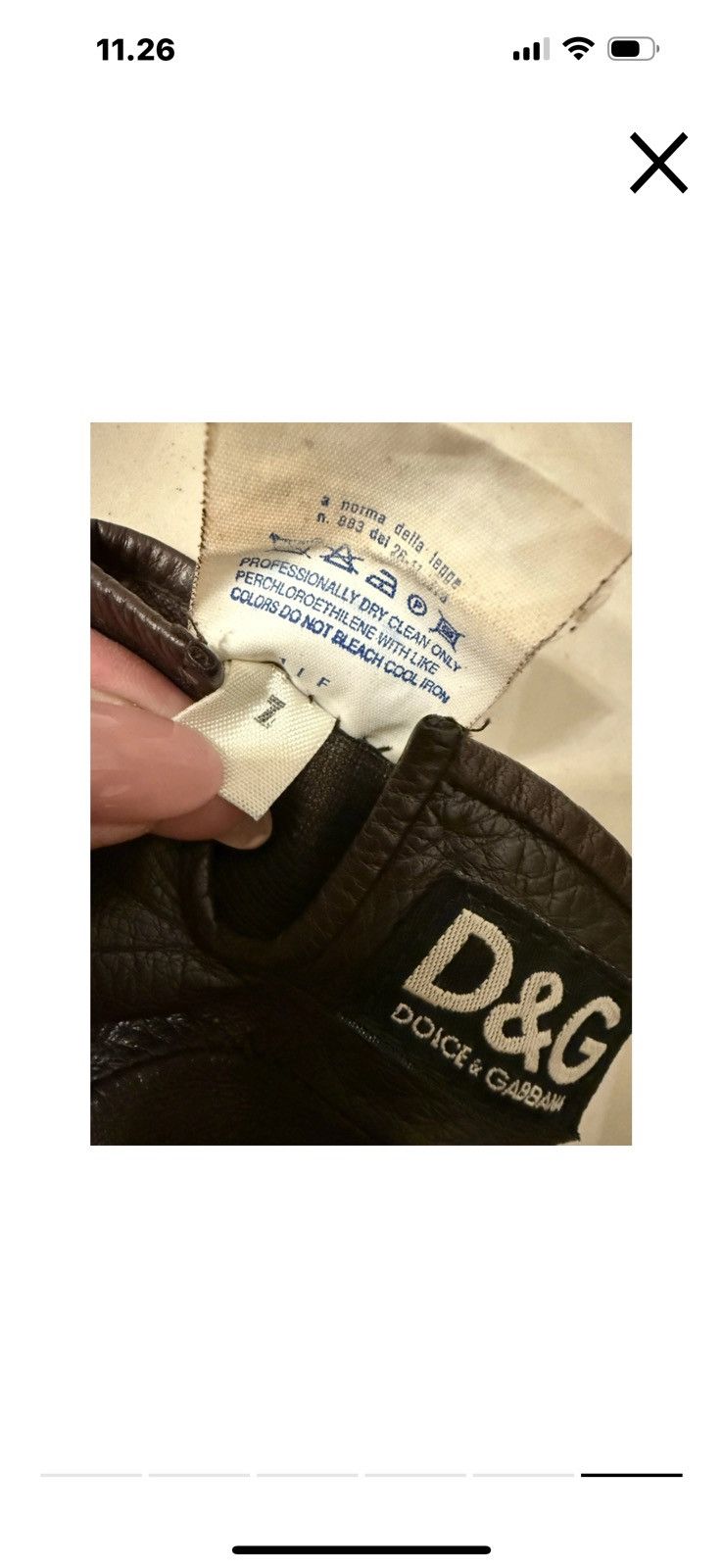 Dolce & Gabbana Faux Tiger fur Gloves Size ONE SIZE - 5 Thumbnail