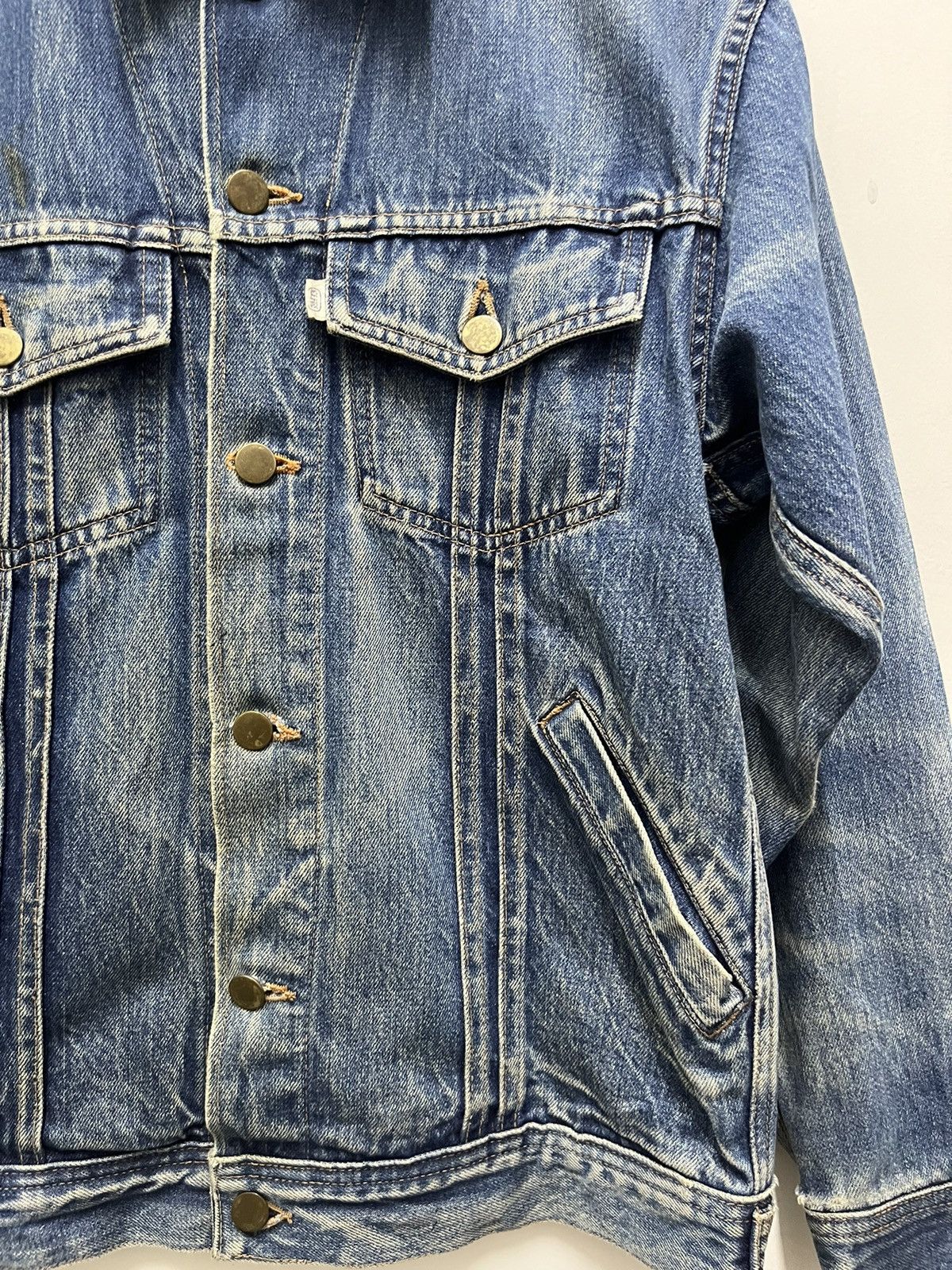 Japanese Brand Vintage 80s 90s Rugged IceFire Japan Trucker Denim Jacket S Size US S / EU 44-46 / 1 - 4 Thumbnail