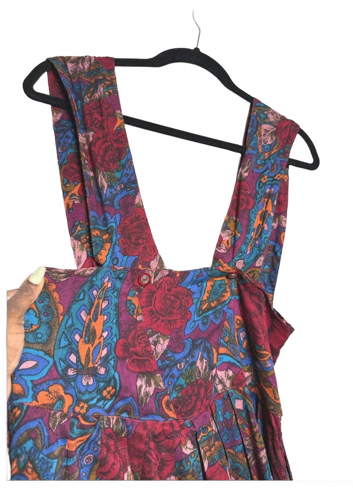 Designer Vintage Paisley Abstract Wide Leg Jumper Size 32" / US 10 / IT 46 - 2 Thumbnail