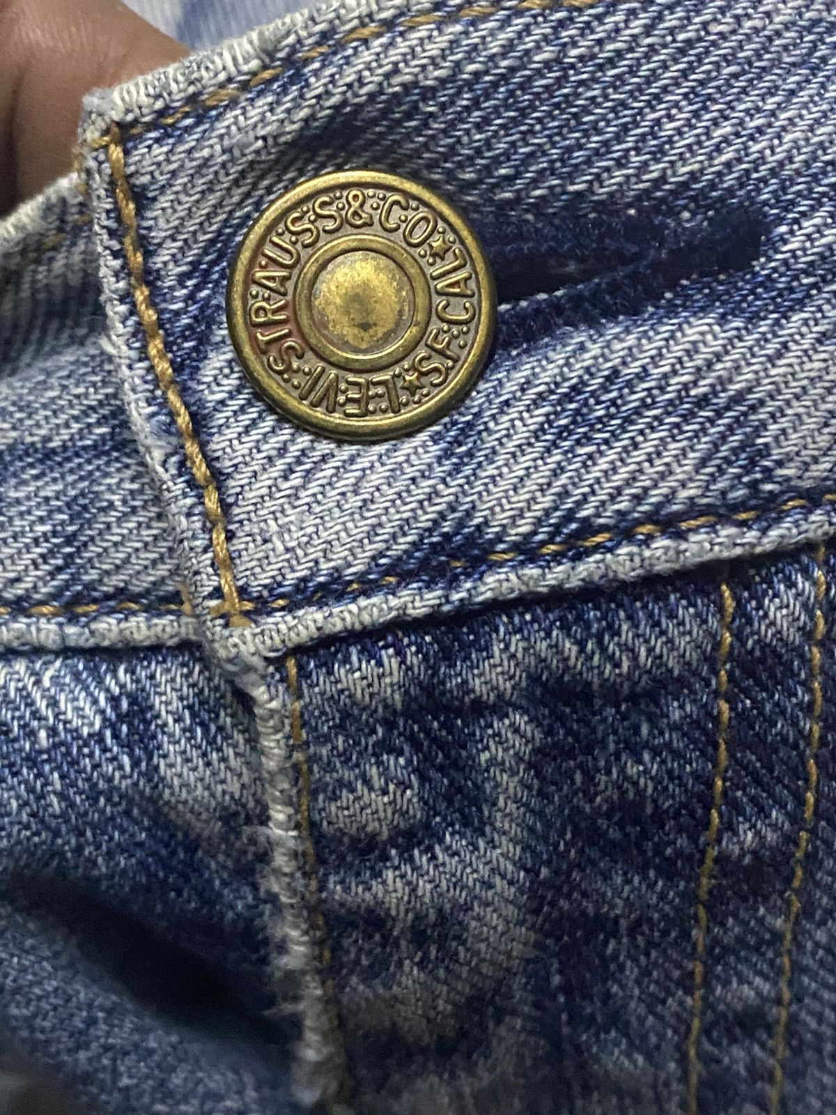 Levi's Vintage Levis Japan Faded Wash Distressed Baggy Jeans Size US 30 / EU 46 - 11 Thumbnail