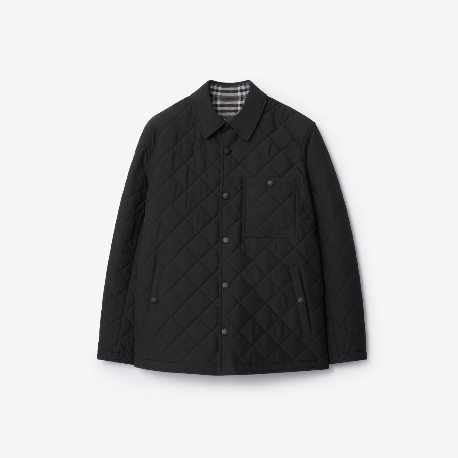 Burberry o1w1db10326 Reversible Quilted Jacket in Black Size US XXL / EU 58 / 5 - 1 Preview
