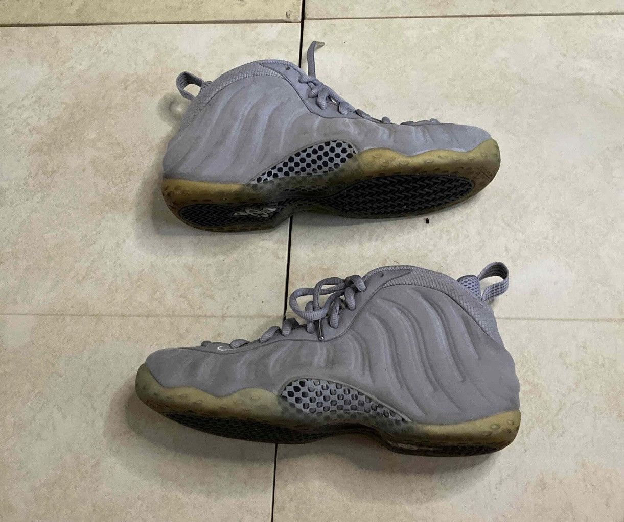 Nike Nike Air Foamposite One Premium Wolf Grey 2015 Size US 9.5 / EU 42-43 - 2 Thumbnail