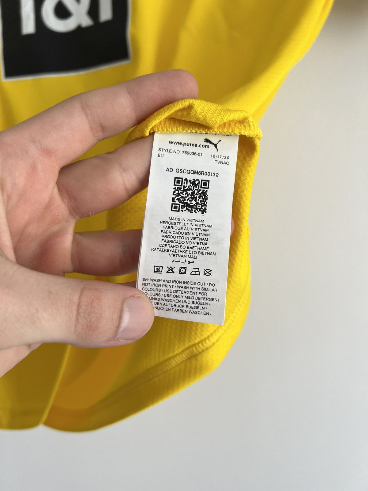 Puma Borussia Dortmund Haaland 2021-2022 Home Jersey | Soccer Size US XL / EU 56 / 4 - 16 Thumbnail