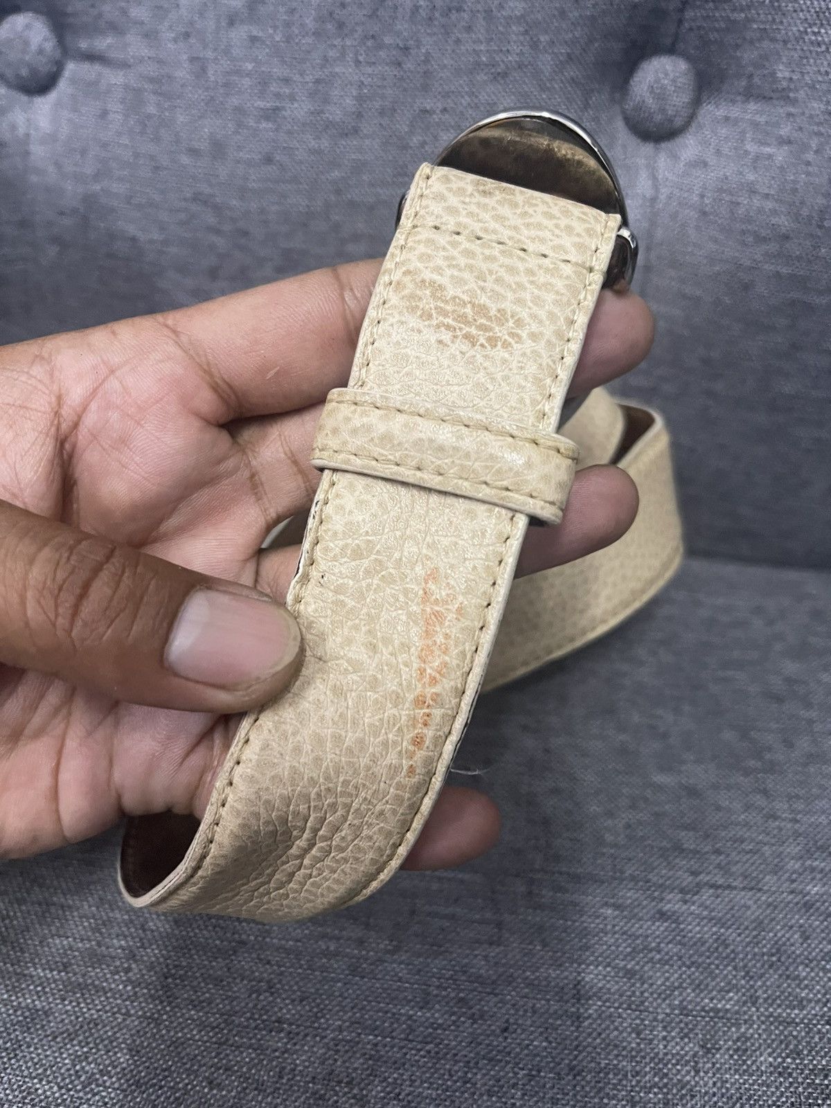 Dolce & Gabbana Spiral Leather Belt