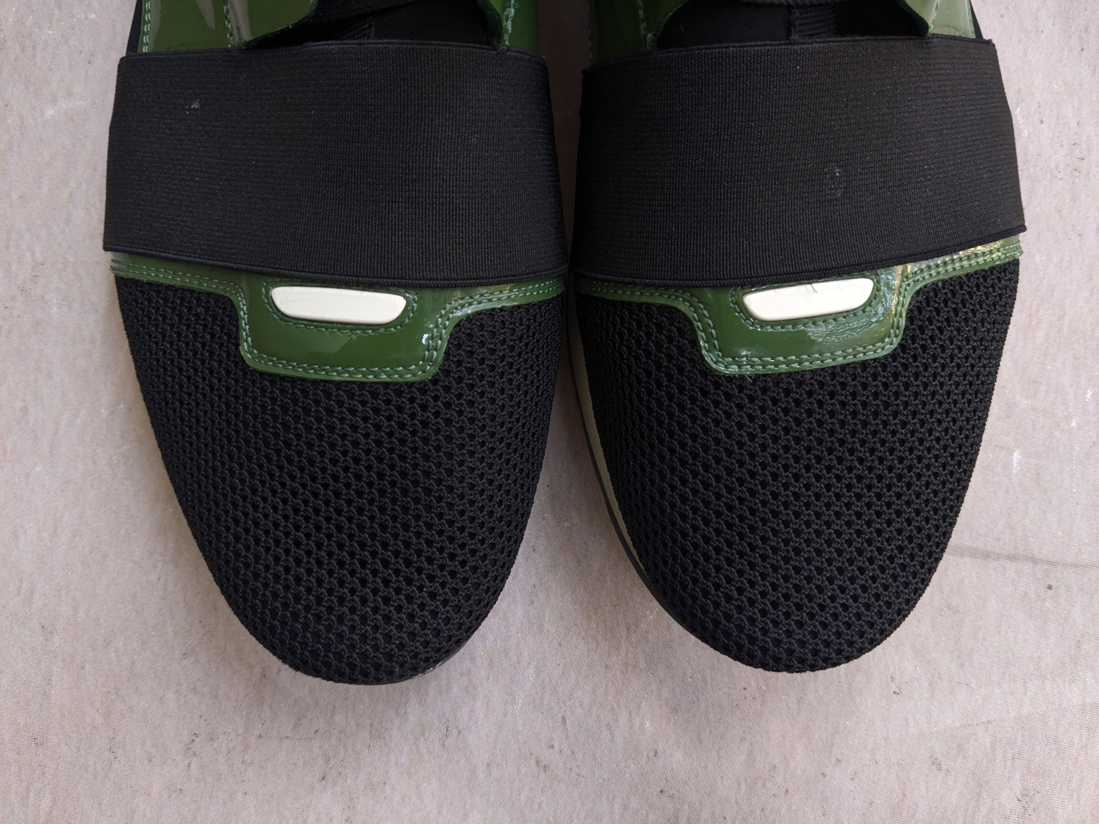 Balenciaga Balenciaga Race Runner Green Black 10 43 Leather Low Tops Size US 10 / EU 43 - 3 Thumbnail