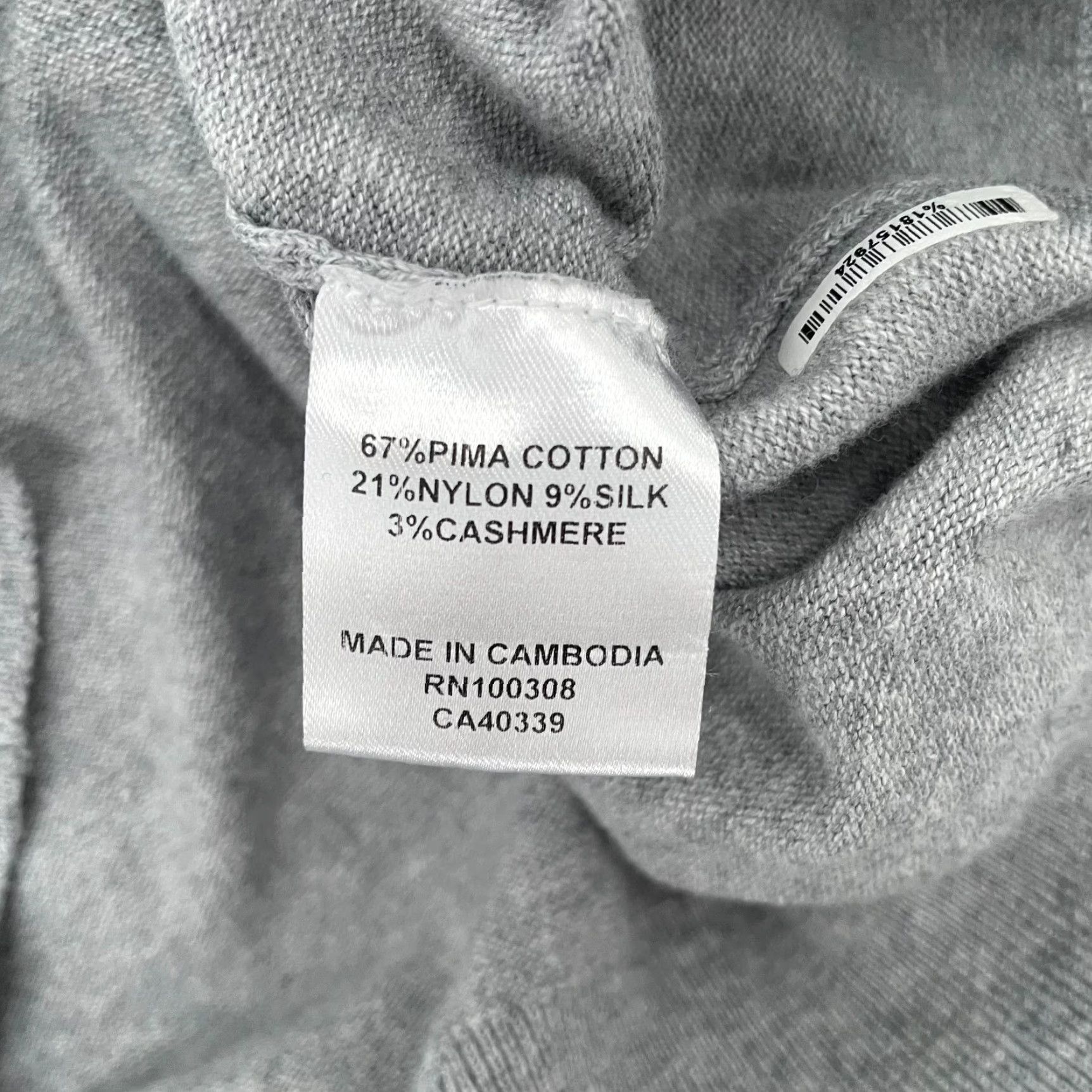 Peter Millar Peter Millar Sweater Pullover 1/4 Zip Adult XL Men Gray Mock Neck Casual Travel Slim Knit Classic Preppy Sports 1/4 Zip Zipper Size US XL / EU 56 / 4 - 6 Thumbnail