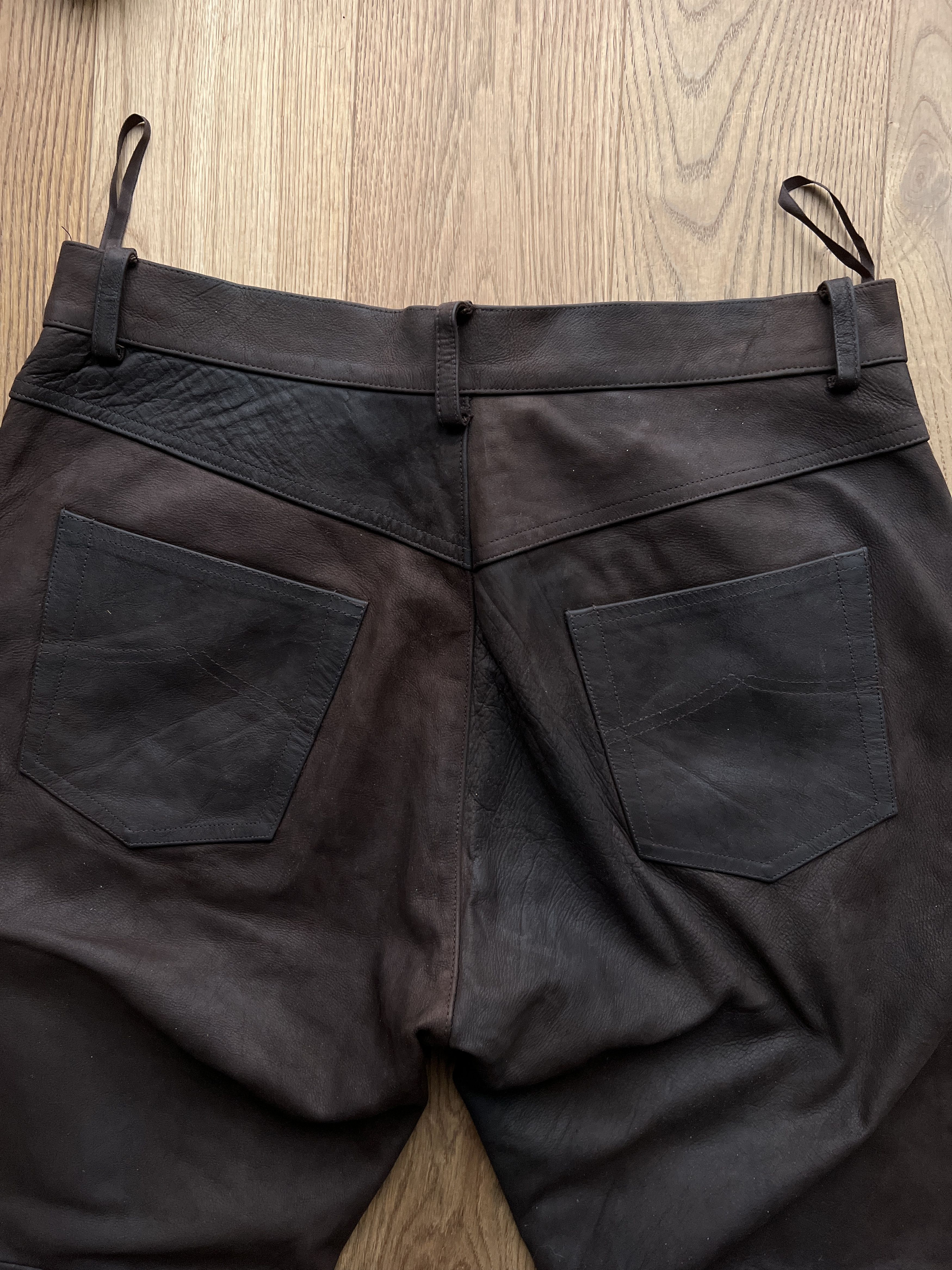Hysteric Glamour Cowboy core vintage soft leather pants opium japanese style Size US 34 / EU 50 - 11 Thumbnail