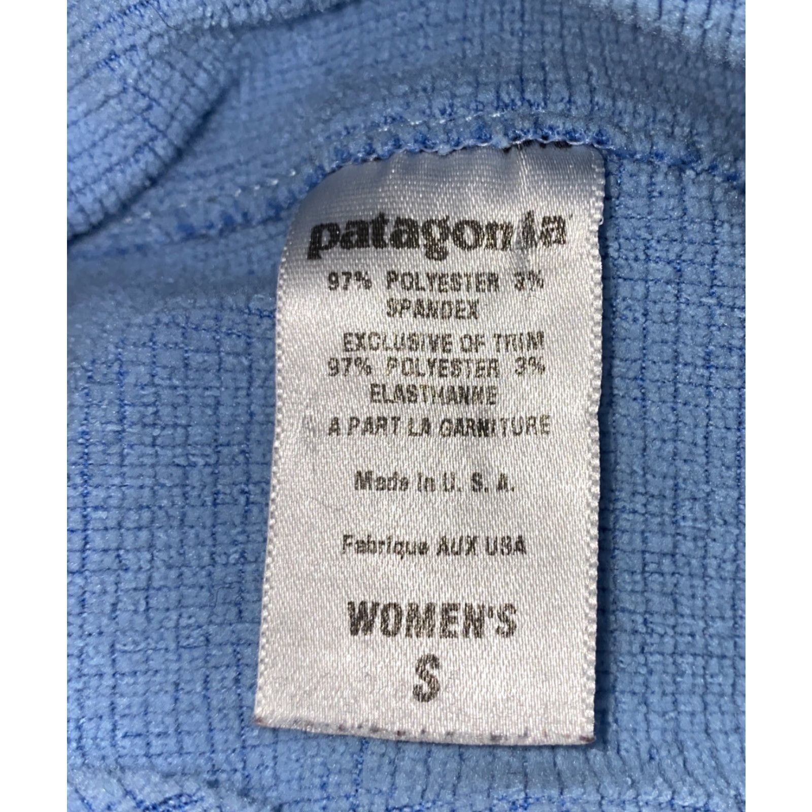 Patagonia Patagonia Jacket Women's Light Blue 1/2 Zip Pullover Size S Size S / US 4 / IT 40 - 6 Thumbnail