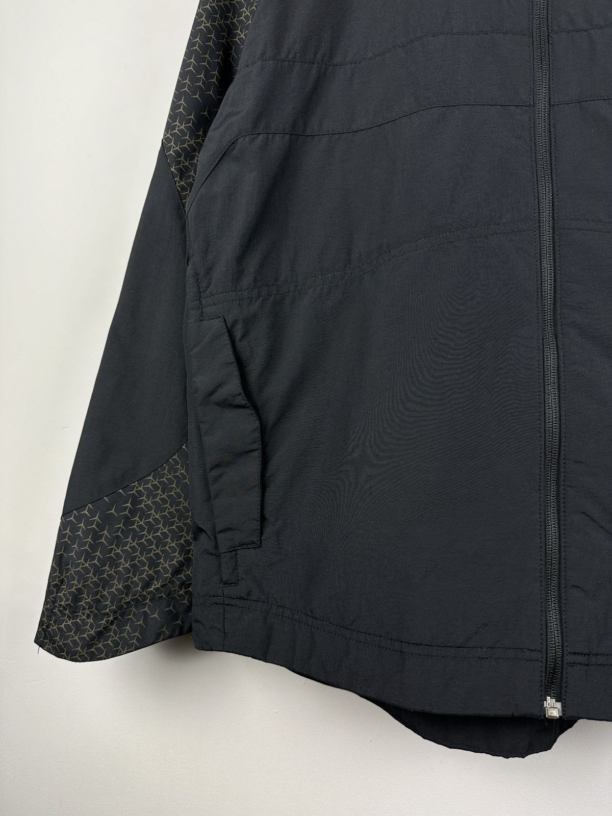 Nike × Vintage Vintage Y2K Nike Swoosh Nylon Zip Up Jacket Hype Drill Size US M / EU 48-50 / 2 - 7 Thumbnail