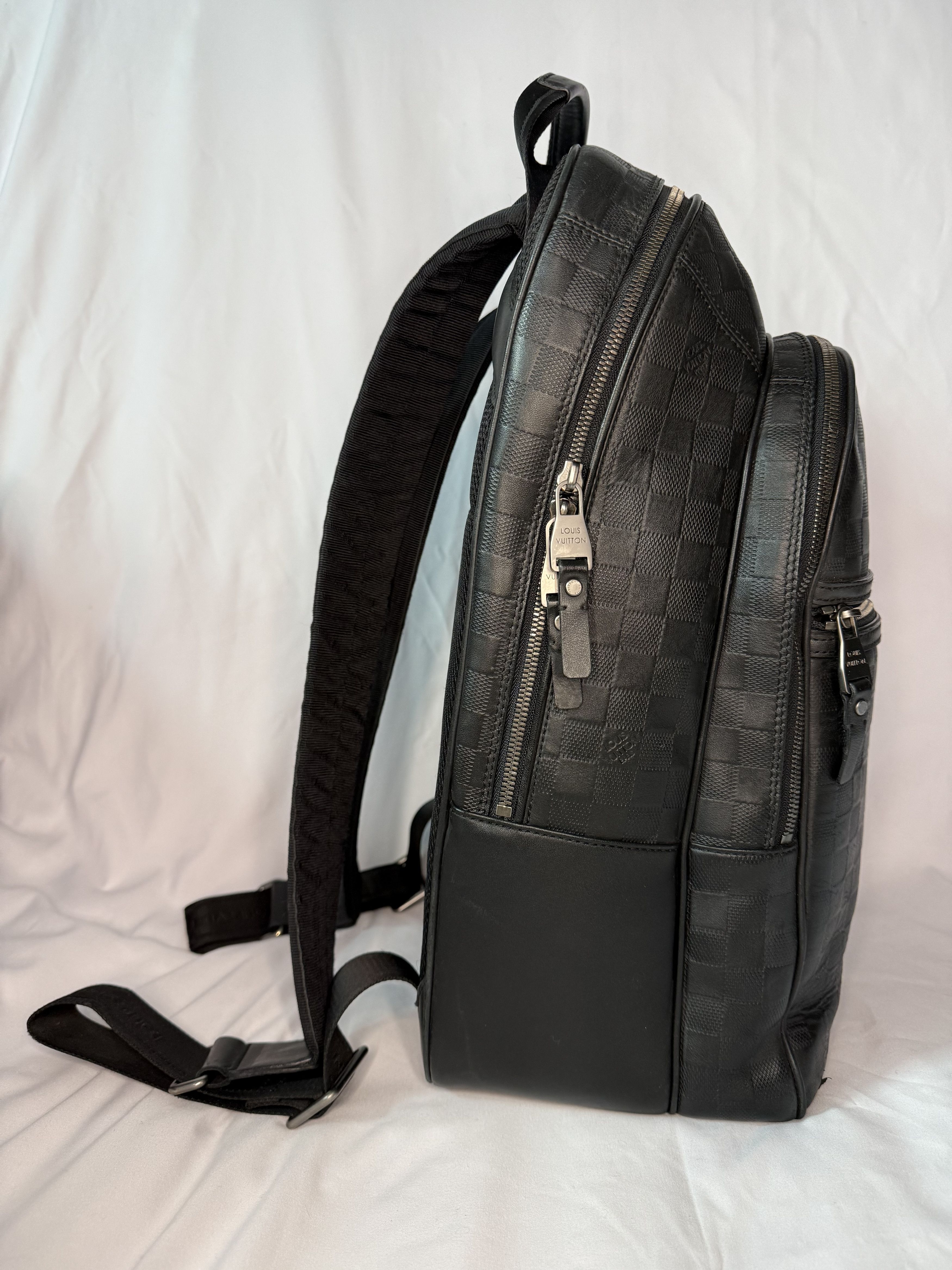 Louis Vuitton Louis Vuitton Black Damier Infini Michael Size ONE SIZE - 2 Thumbnail