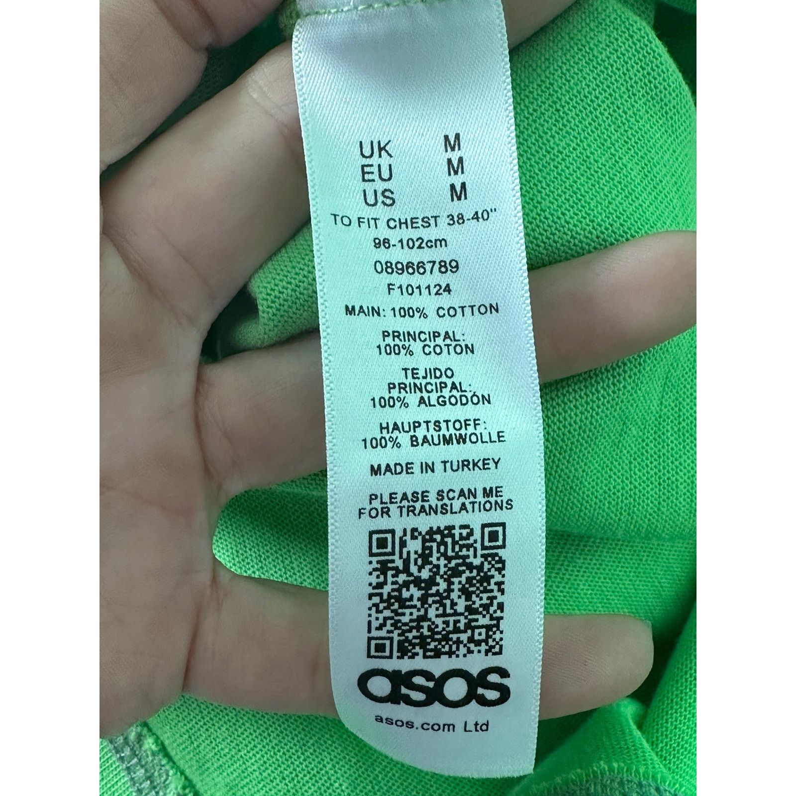 CHRISTIAN COWAN ASOS Christian Cowan green short sleeves tee size Medium Size US M / EU 48-50 / 2 - 4 Thumbnail
