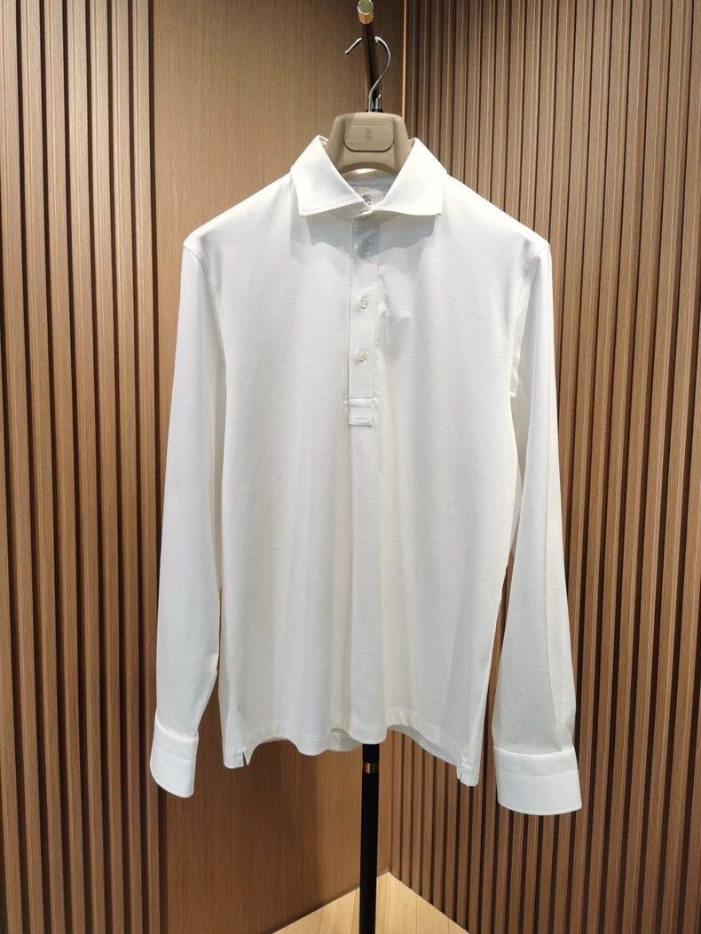 Brunello Cucinelli Brunello Cucinelli Long Sleeve Knit Top Size US S / EU 44-46 / 1 - 1 Thumbnail