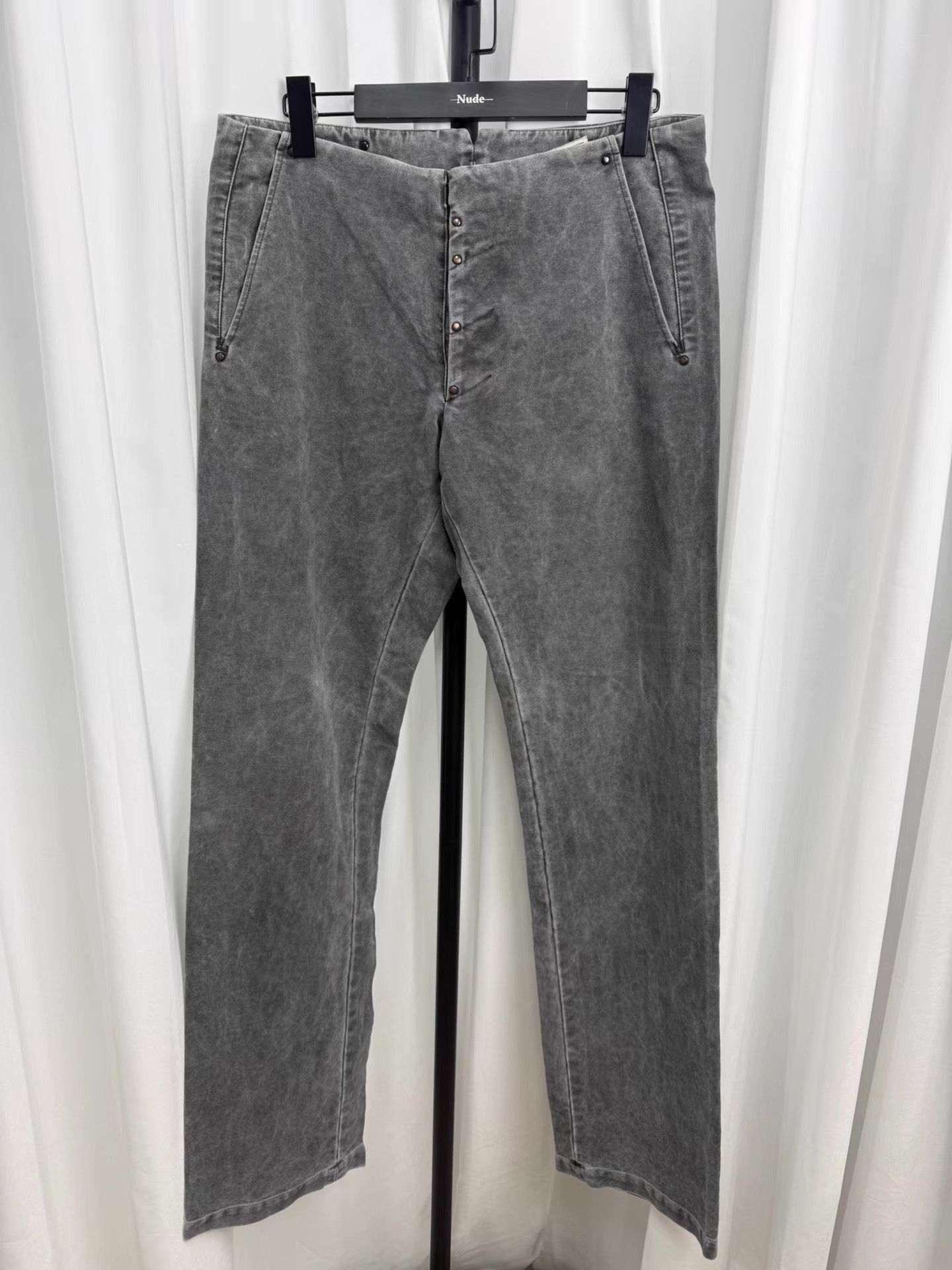 Maison Margiela Maison Martin Margiela 07AW Studded Moleskin Trousers K20 Size US 32 / EU 48 - 2 Thumbnail