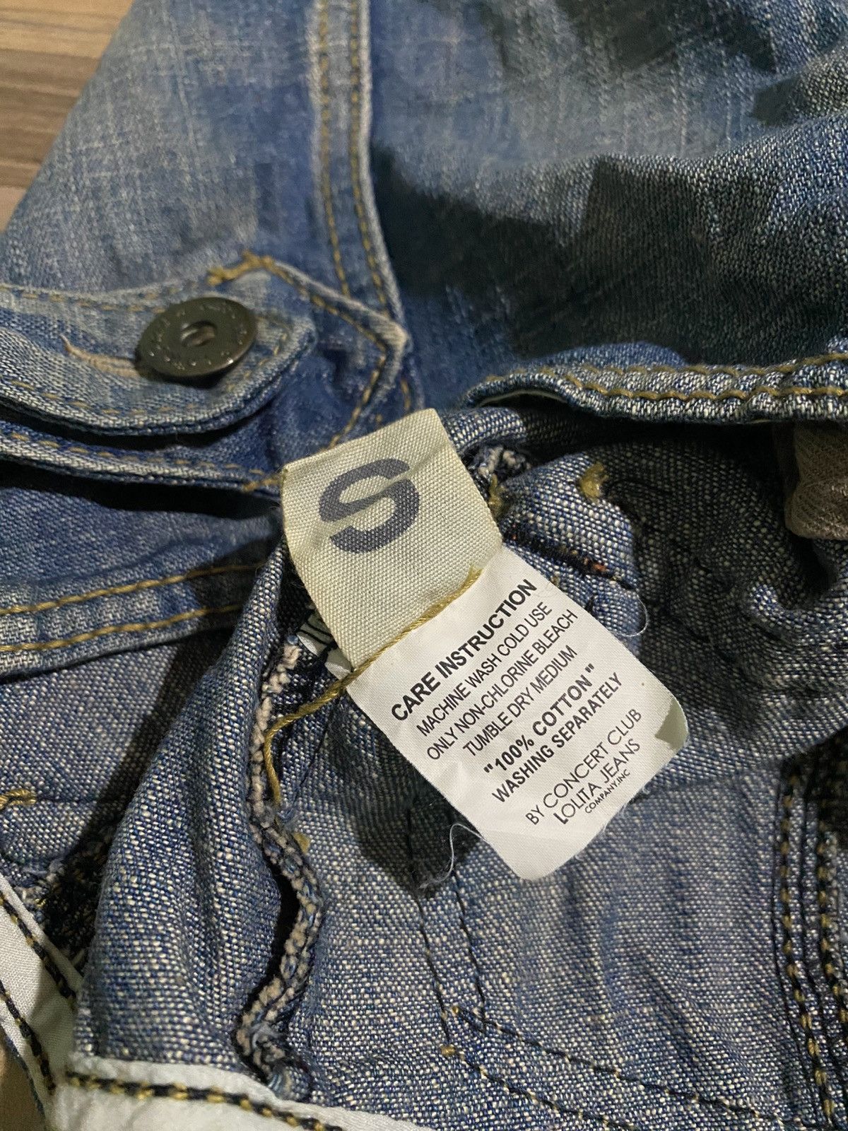 Japanese Brand LOLITA VEST DENIM Size S / US 4 / IT 40 - 7 Thumbnail