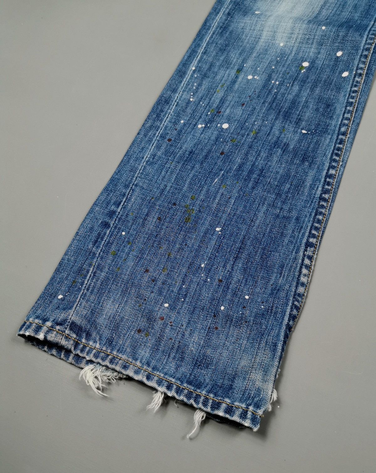 Ben Taverniti Unravel Project Jimmy Taverniti Anti Exposure Paint Dots Denim Jeans Size US 32 / EU 48 - 4 Thumbnail