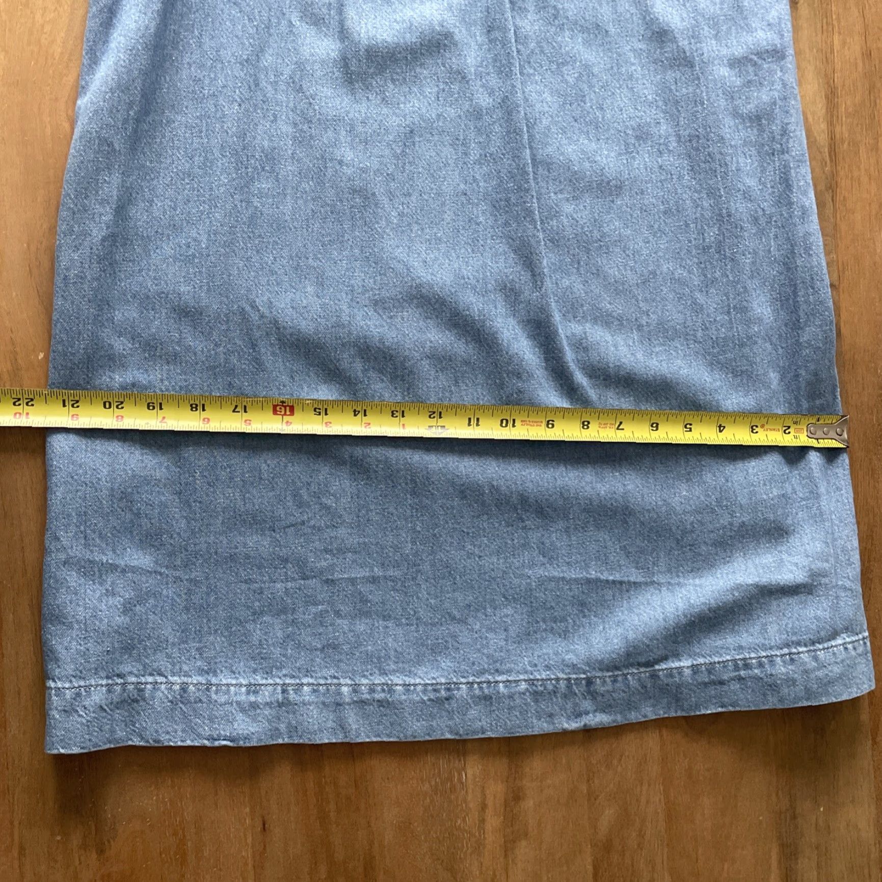 Madewell Madewell Denim Dress Womens Small Chambray Cotton/Linen Split Neck Cap Sleeve Dress Size S / US 4 / IT 40 - 7 Thumbnail