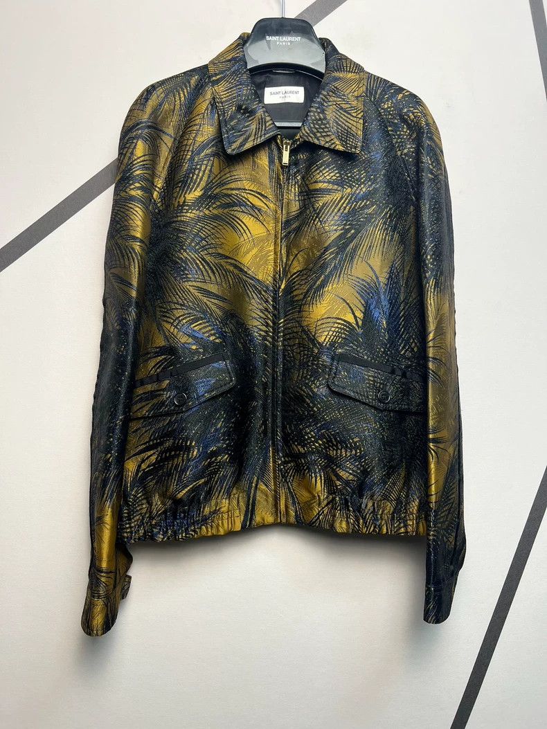 Saint Laurent Paris Saint Laurent Palm Tree Embroidered Jacket-dmc Size US L / EU 52-54 / 3 - 1 Thumbnail