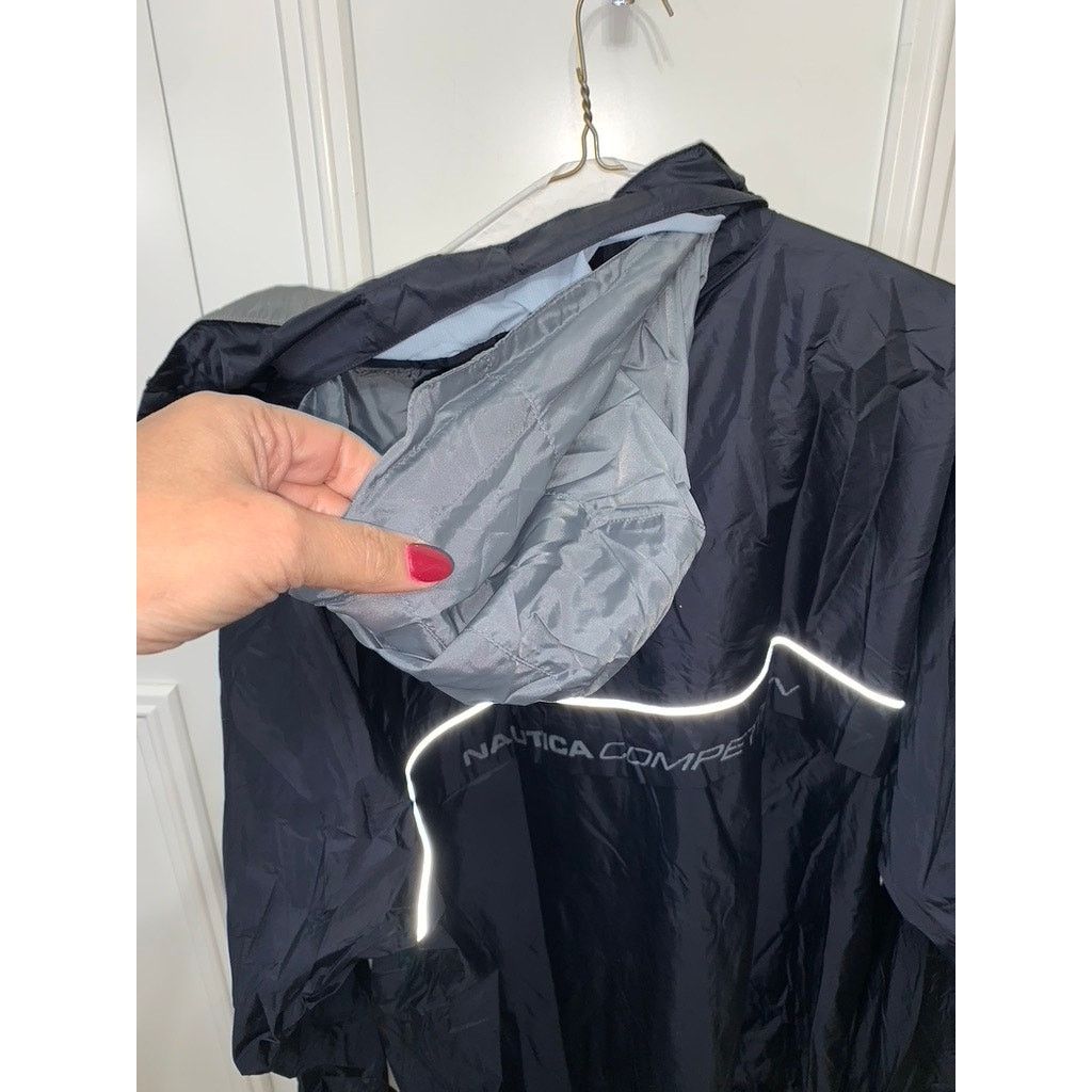 Nautica Nautica Competition Mens Black Windbreaker Jacket Size Large Size US L / EU 52-54 / 3 - 9 Thumbnail
