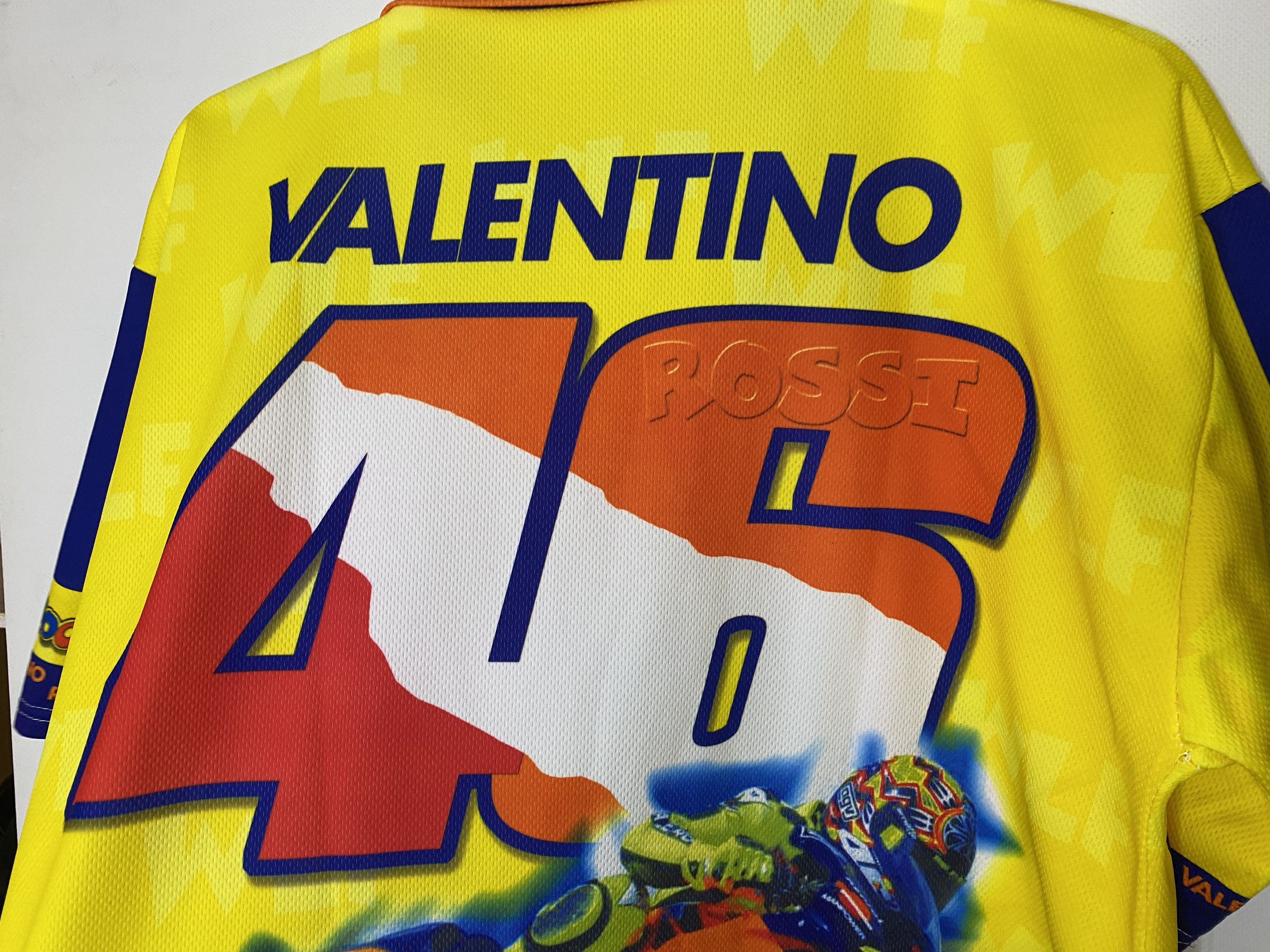 Vintage VALENTINO ROSSI DOCTOR GRAPHIC PRINT RACING SHIRT JERSEY Size US XXL / EU 58 / 5 - 3 Thumbnail