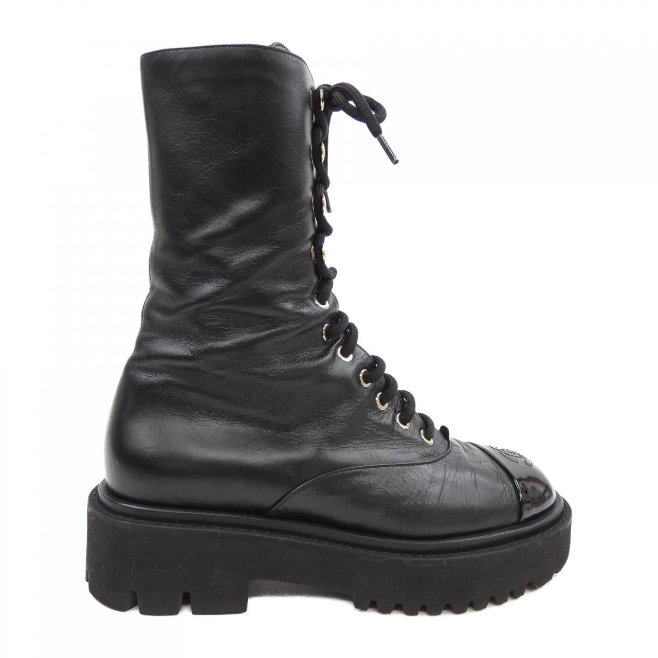 Chanel Chanel Chanel G38217Y55662 Boots Leather Shoes G38217Y55662 DUTY FREE for USA Size ONE SIZE - 1 Thumbnail