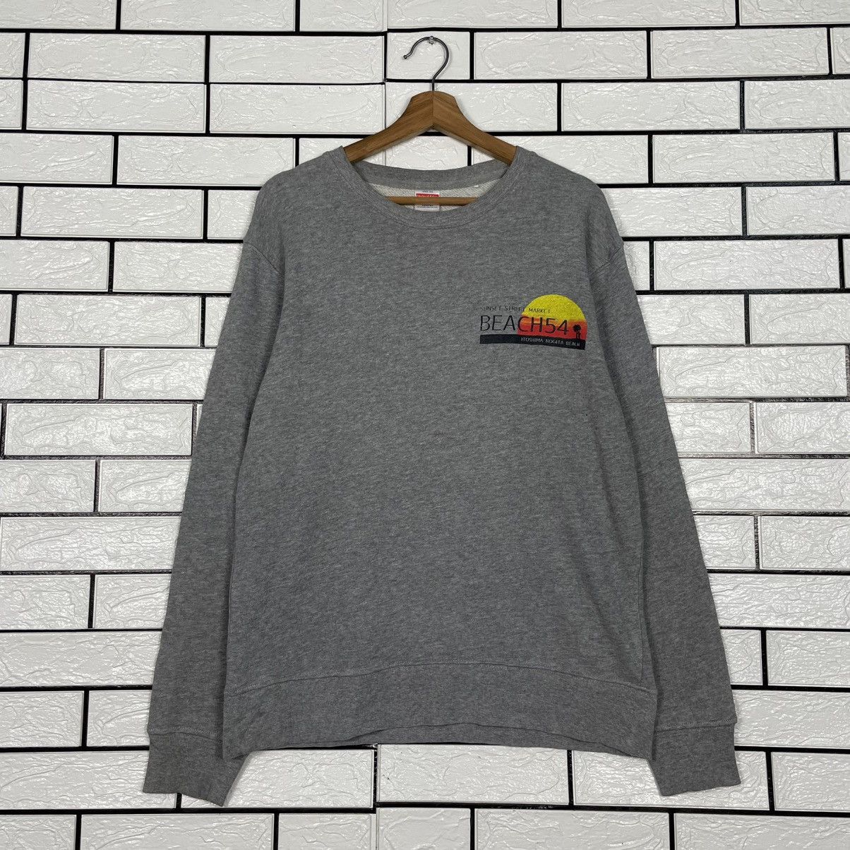 Japanese Brand Itoshima Nogita Beach Crewneck Sweatshirt Size US M / EU 48-50 / 2 - 1 Thumbnail