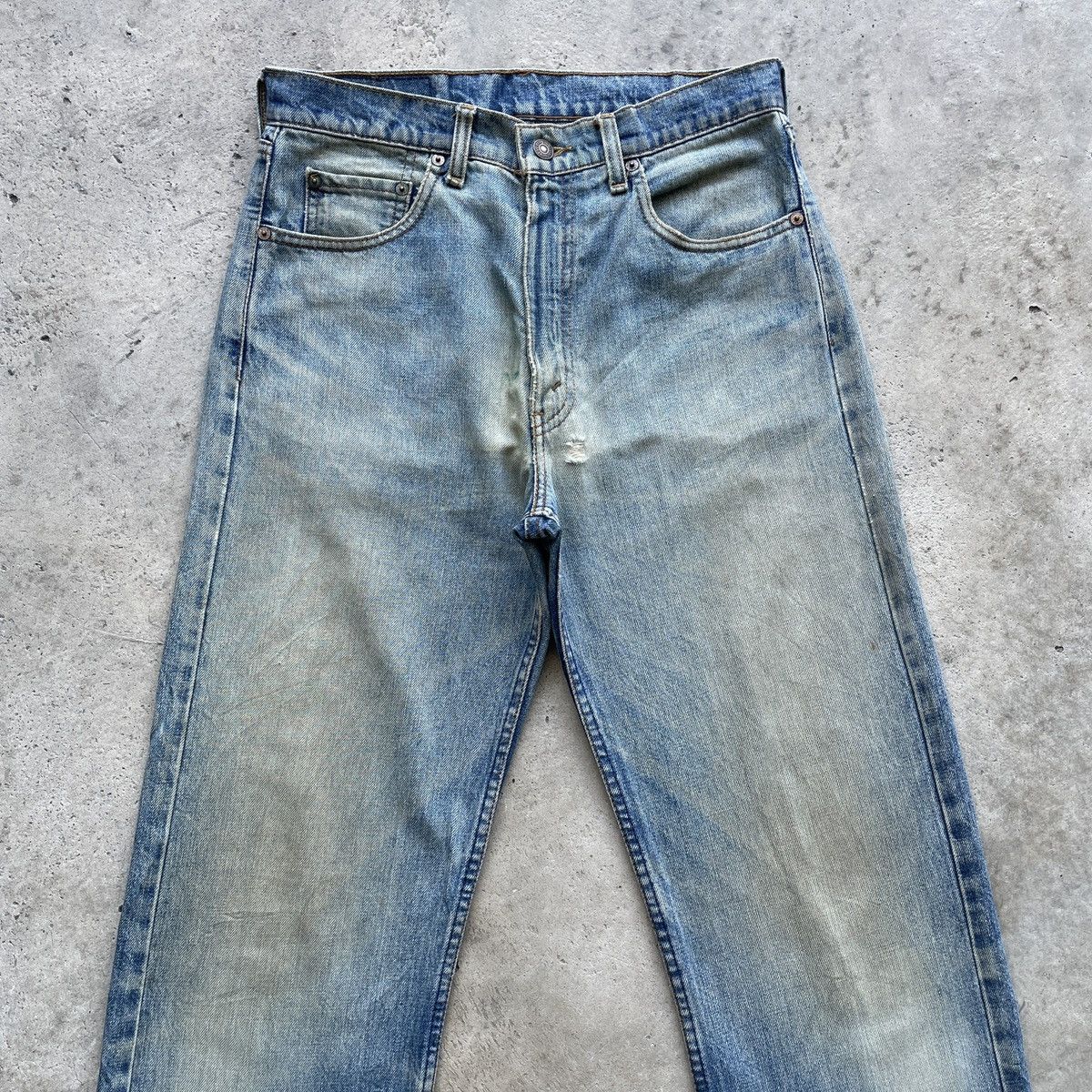 Levi's Vintage Clothing W30x35💥 Vintage Levi’s Rusty Wash Faded Jeans Denim Pants Size US 30 / EU 46 - 3 Thumbnail