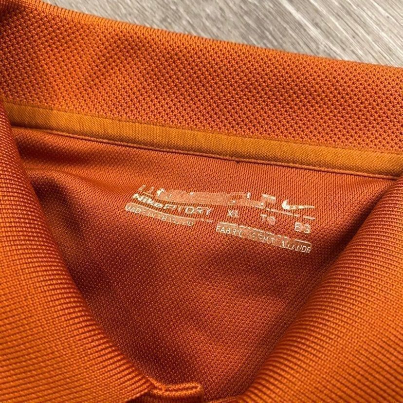 Nike Nike Golf Orange Athletic Polo Shirt Men XL Dri-Fit Tiger Wo Size US XL / EU 56 / 4 - 3 Thumbnail