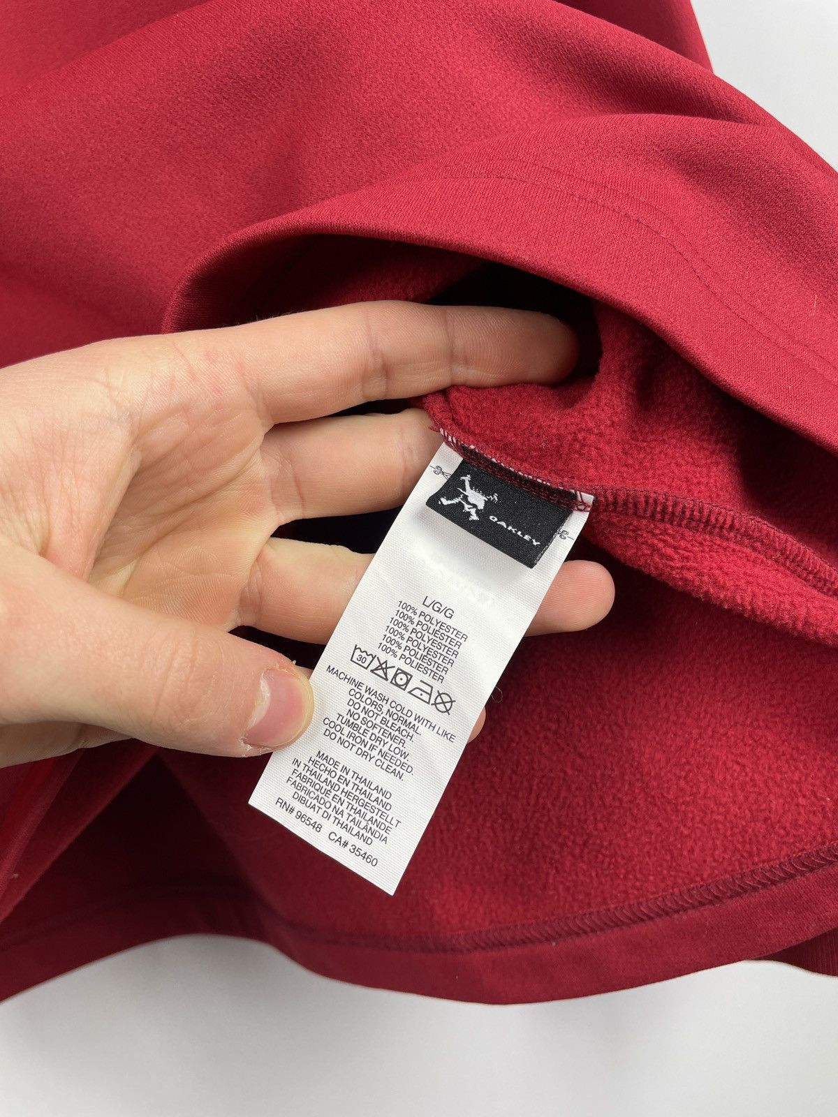 Oakley × Vintage Vintage Oakley 1/4 Zip Sweatshirt Size US L / EU 52-54 / 3 - 6 Thumbnail