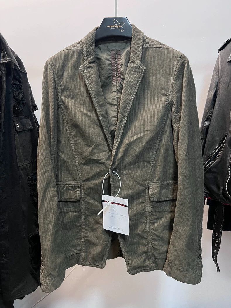 Rick Owens rick Owens Brown corduroy jacket Size US XS / EU 42 / 0 - 1 Thumbnail