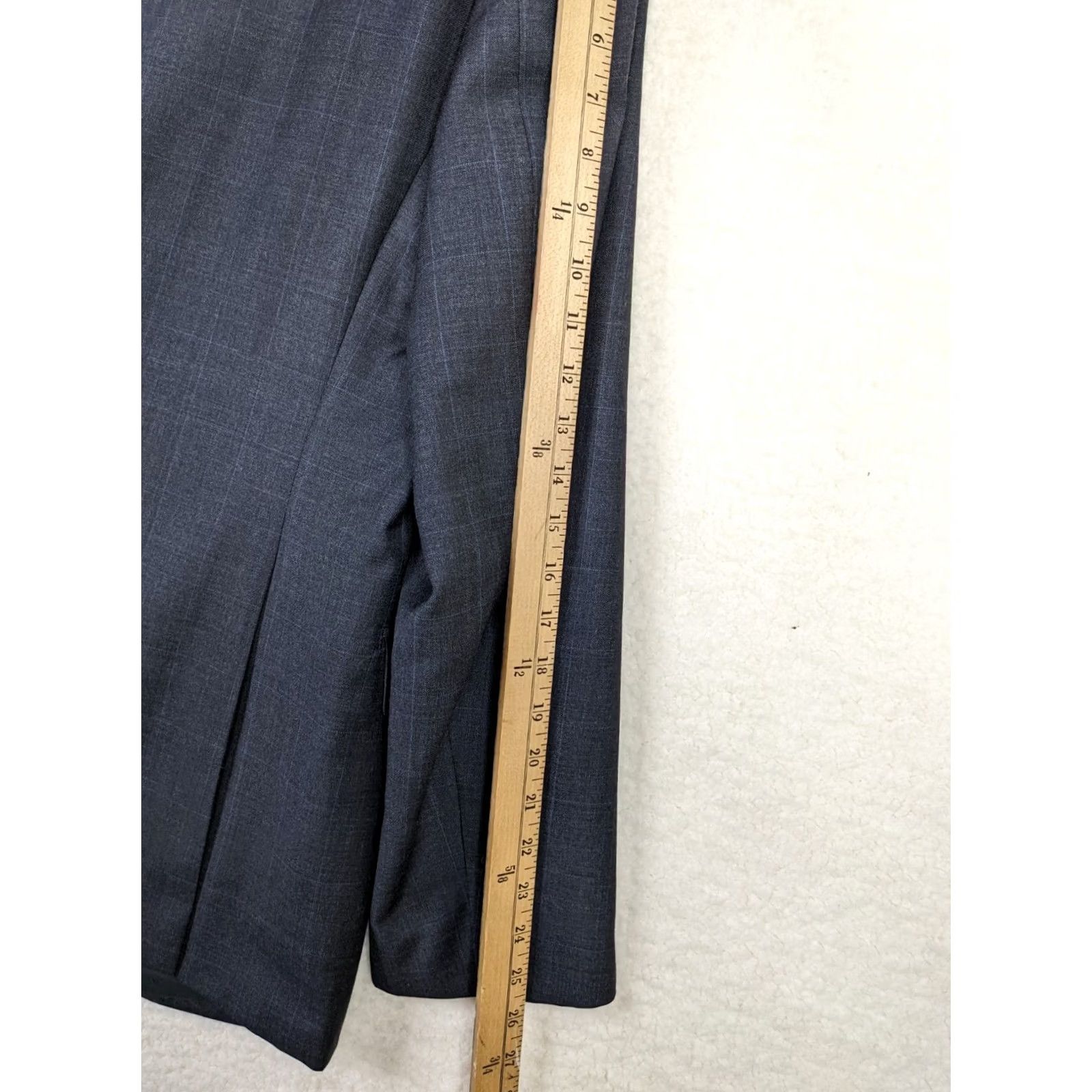 Calvin Klein Calvin Klein Blazer Wool Button Up Two-Button Long Sleeve Dark Gray 44R Mens Shirt Jacket Coat Size US XXL / EU 58 / 5 - 8 Thumbnail