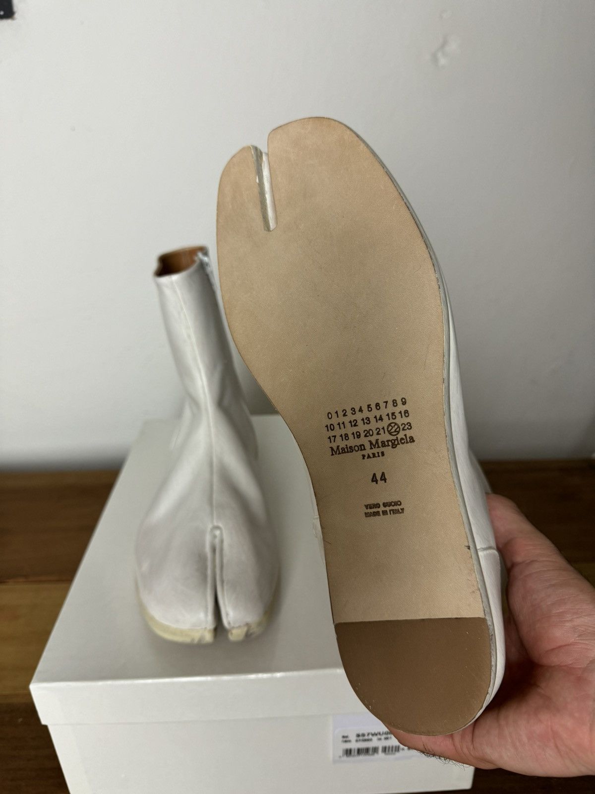 Maison Margiela Maison Margiela Tabi Flat Boots - Bianchetto