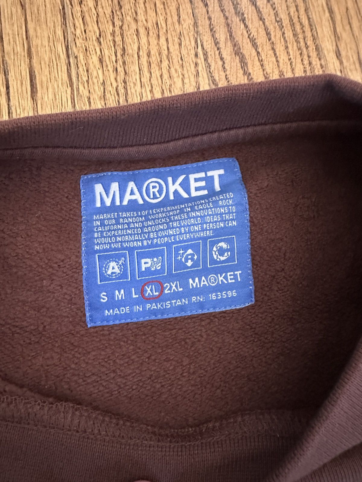 Market MARKET Life Cycle Crewneck (Acorn Brown) – Size XL Size US XL / EU 56 / 4 - 3 Thumbnail