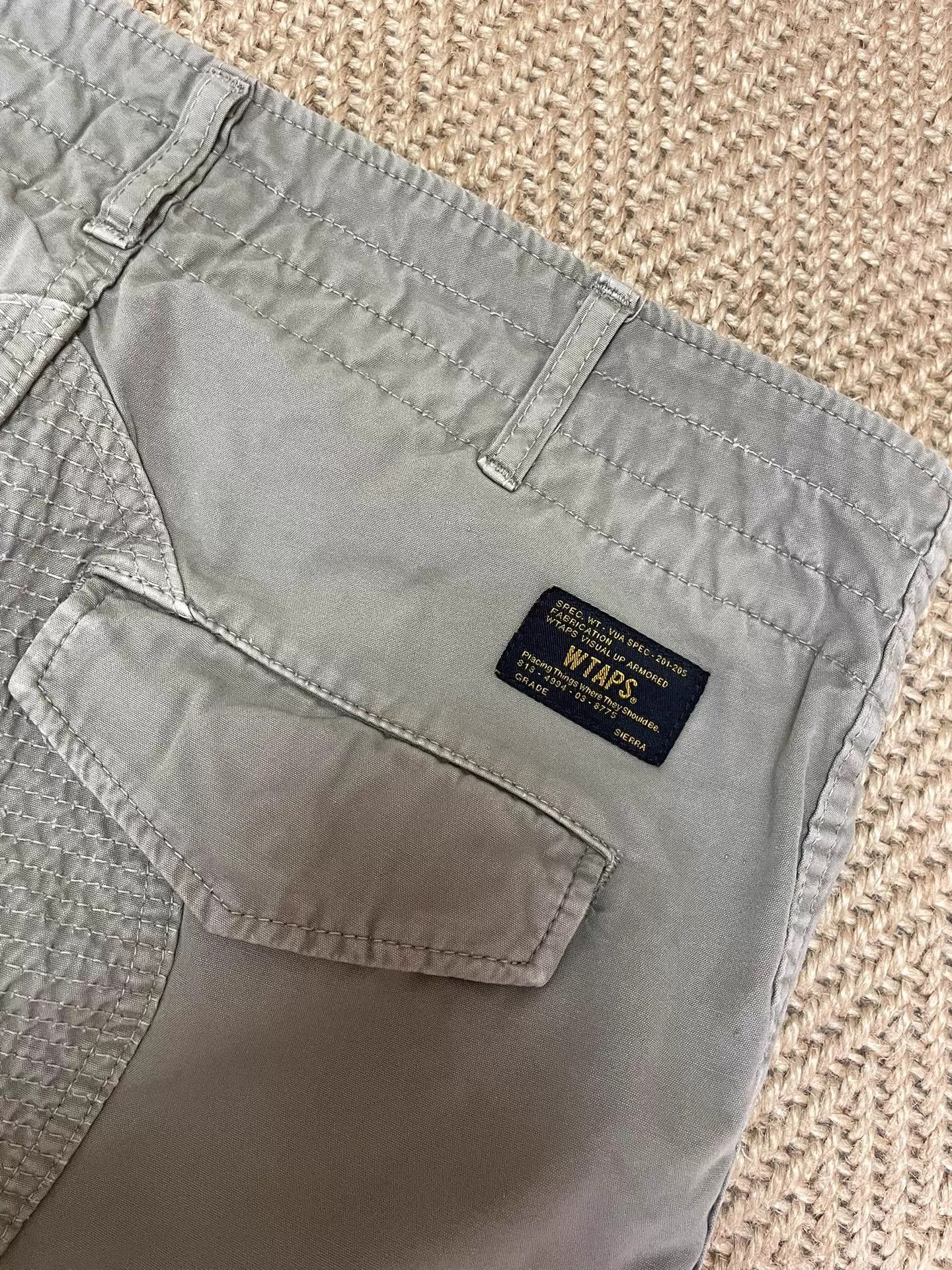 Wtaps WTAPS 13SS JUNGLE CHOPPED Wax Dyed Washed Olive 7/8 Short Size US 29 - 6 Thumbnail