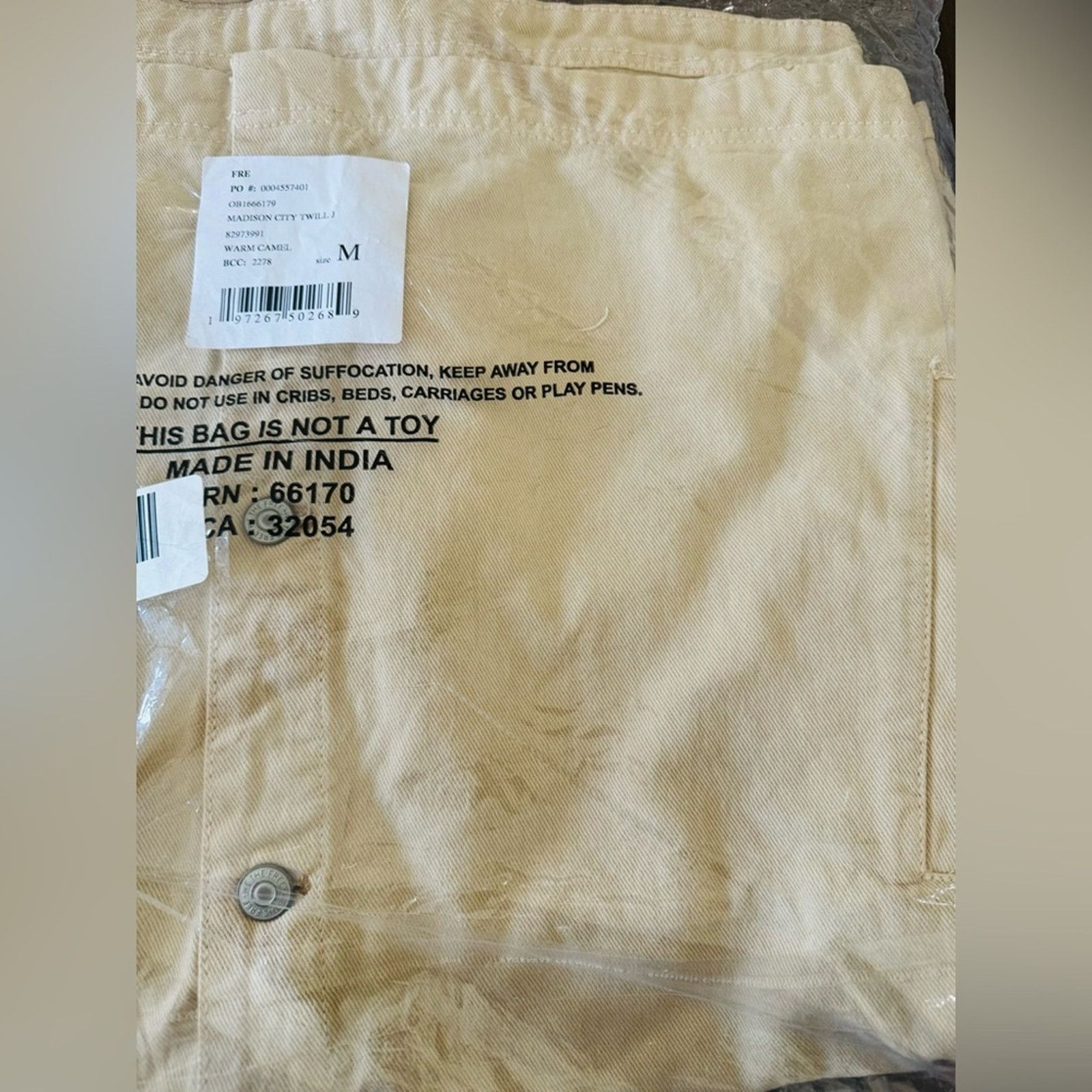 Free People 🎉LAST CHANCE🎉Free People Madison City Twill Jacket Size XL / US 12-14 / IT 48-50 - 8 Thumbnail