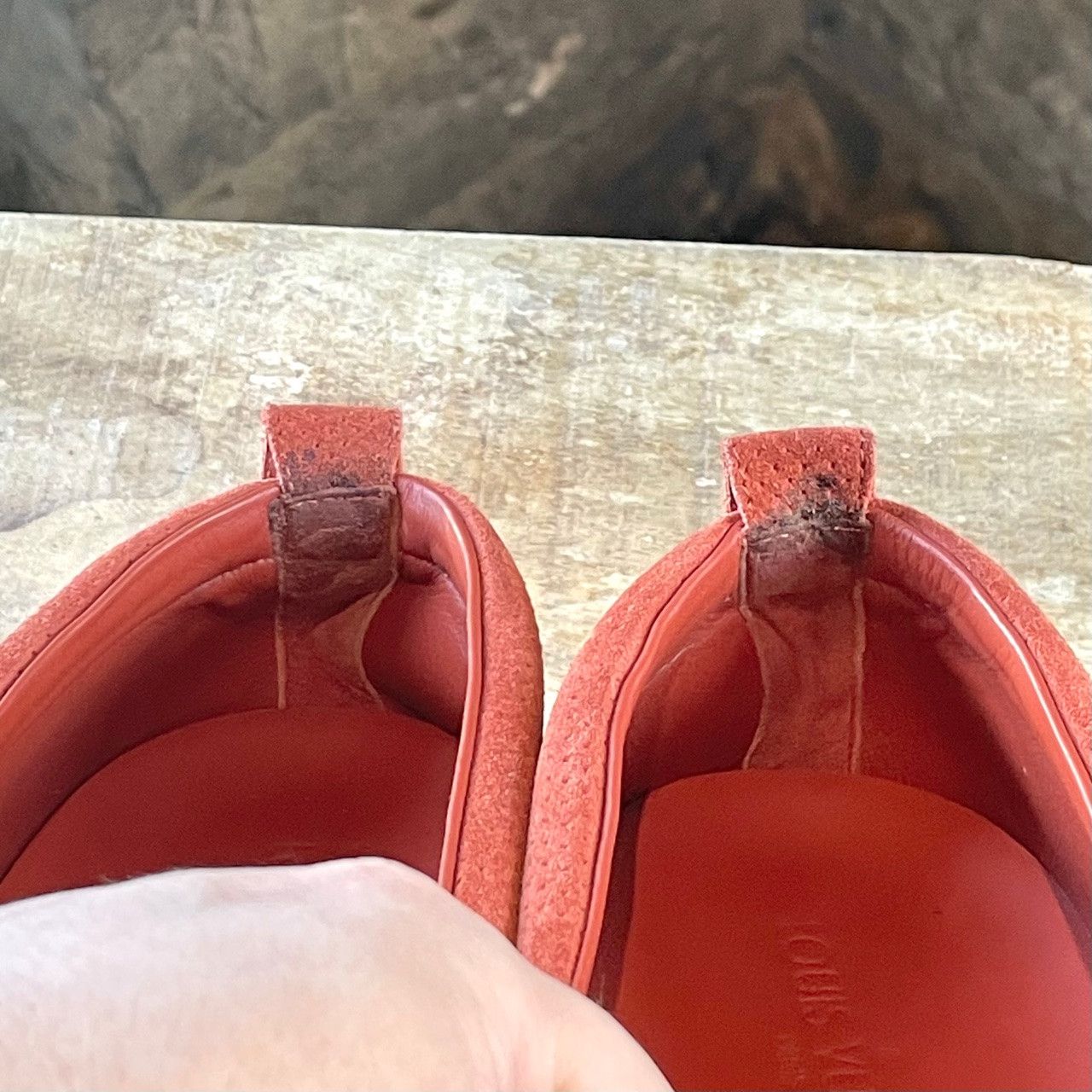 Louis Vuitton Louis Vuitton Orange Perforated Pacific Loafers Size US 9 / EU 42 - 11 Thumbnail